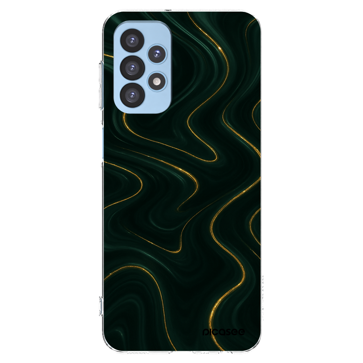 Picasee átlátszó szilikon tok az alábbi mobiltelefonokra Samsung Galaxy A23 A235F 4G - Vawes