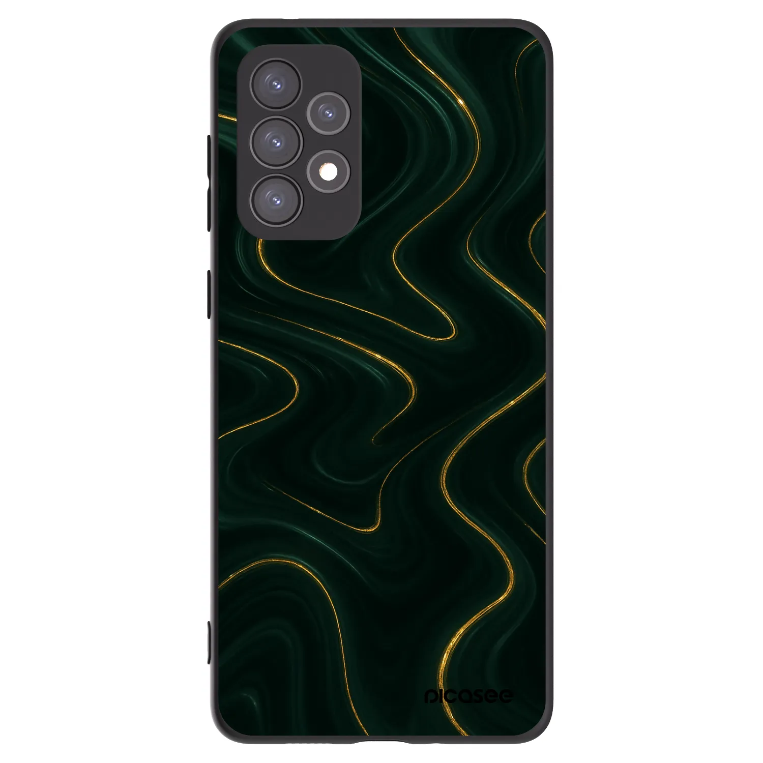 Picasee fekete szilikon tok az alábbi mobiltelefonokra Samsung Galaxy A73 5G - Vawes