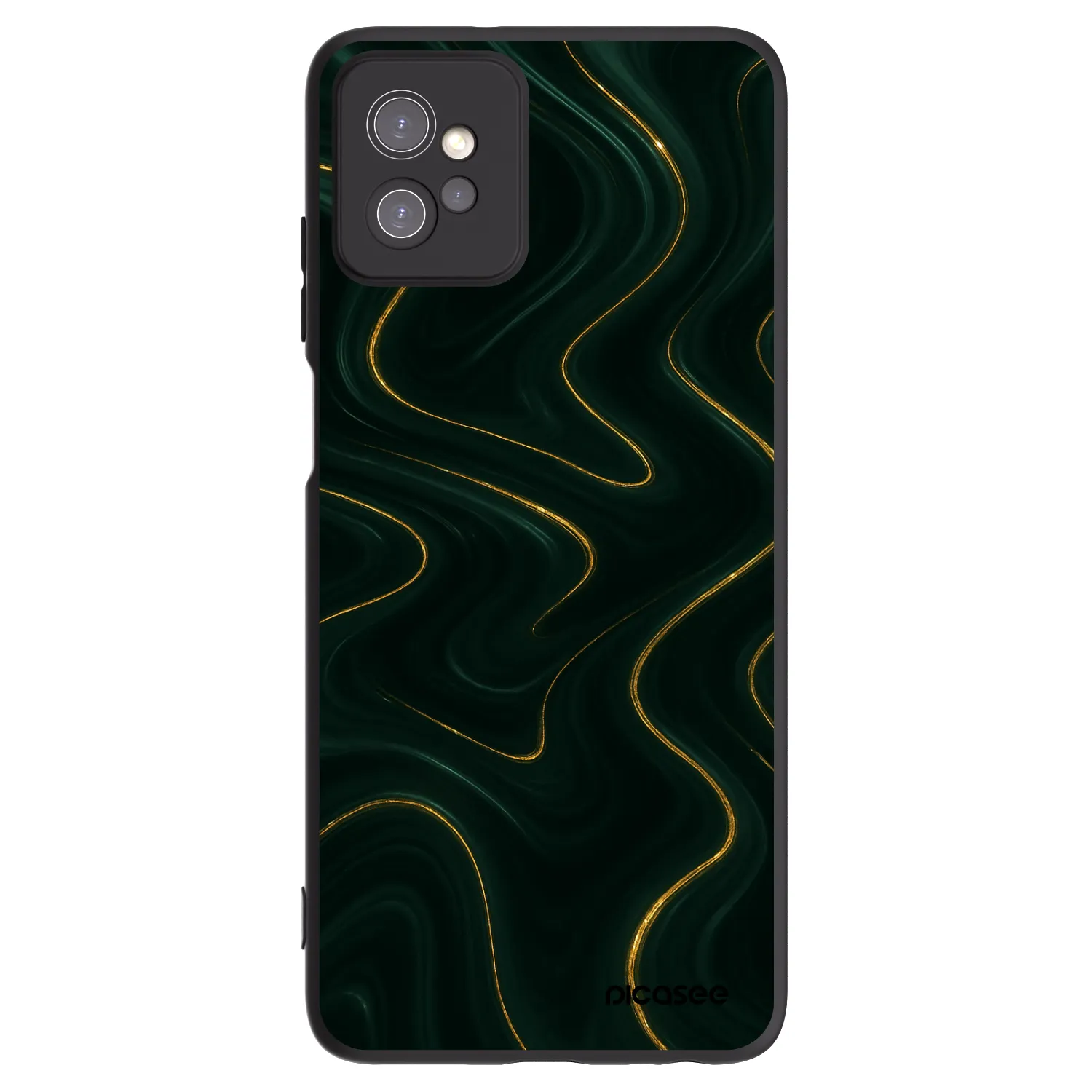 Picasee fekete szilikon tok az alábbi mobiltelefonokra Motorola Moto G32 - Vawes