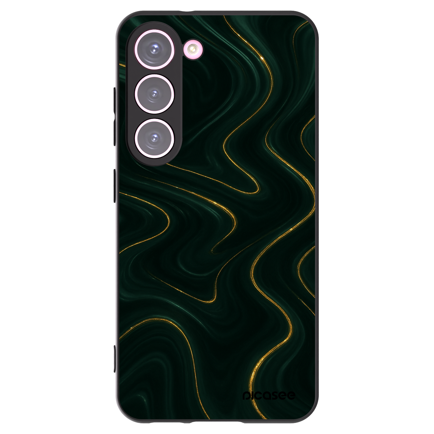 Picasee fekete szilikon tok az alábbi mobiltelefonokra Samsung Galaxy S23 5G - Vawes