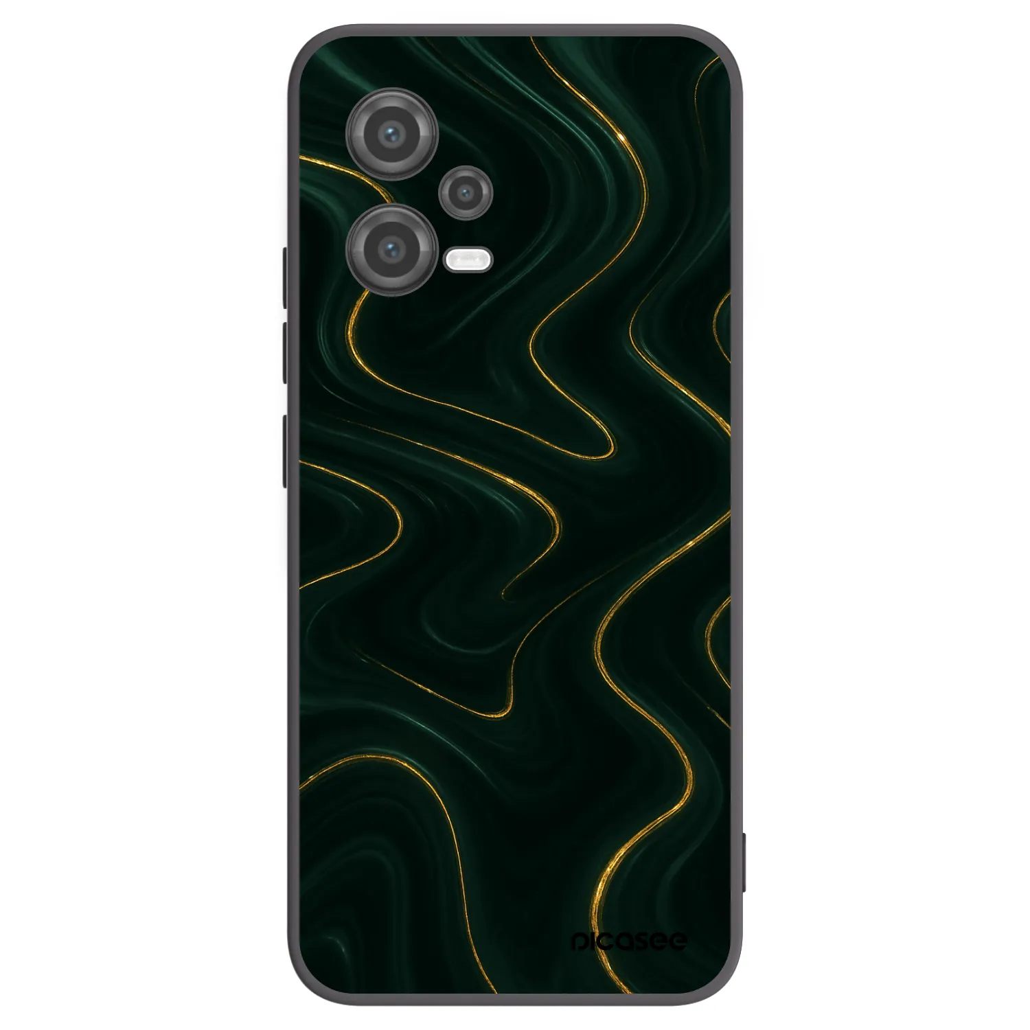 Picasee fekete szilikon tok az alábbi mobiltelefonokra Xiaomi Poco X5 - Vawes