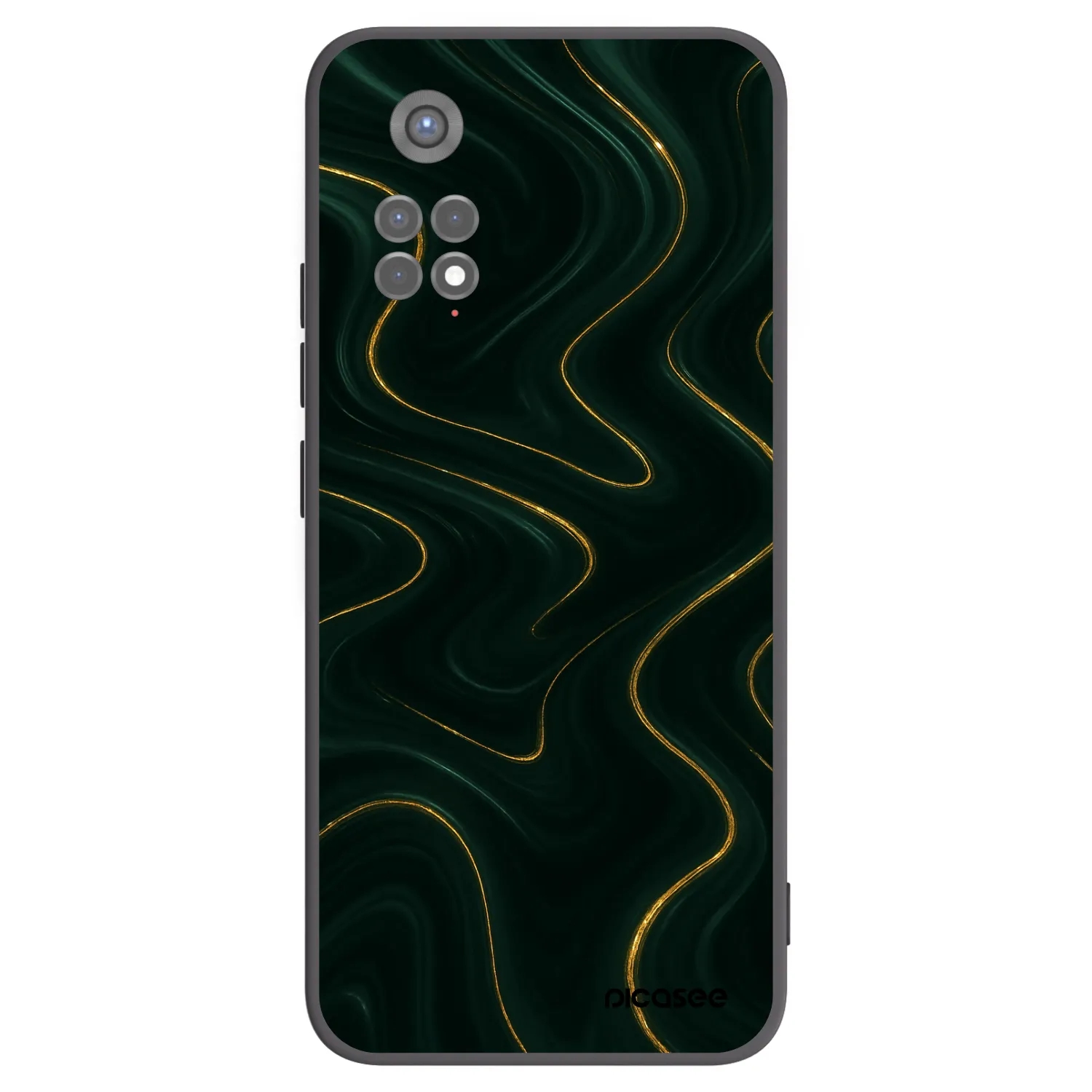 Picasee fekete szilikon tok az alábbi mobiltelefonokra Xiaomi Redmi Note 11S 5G - Vawes