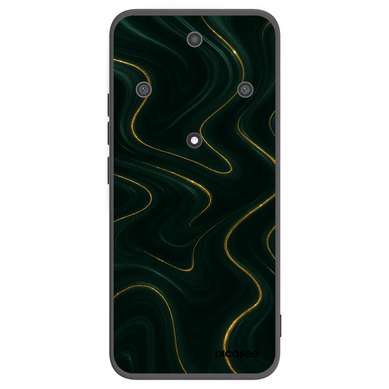 Picasee fekete szilikon tok az alábbi mobiltelefonokra Honor Magic5 Lite 5G - Vawes