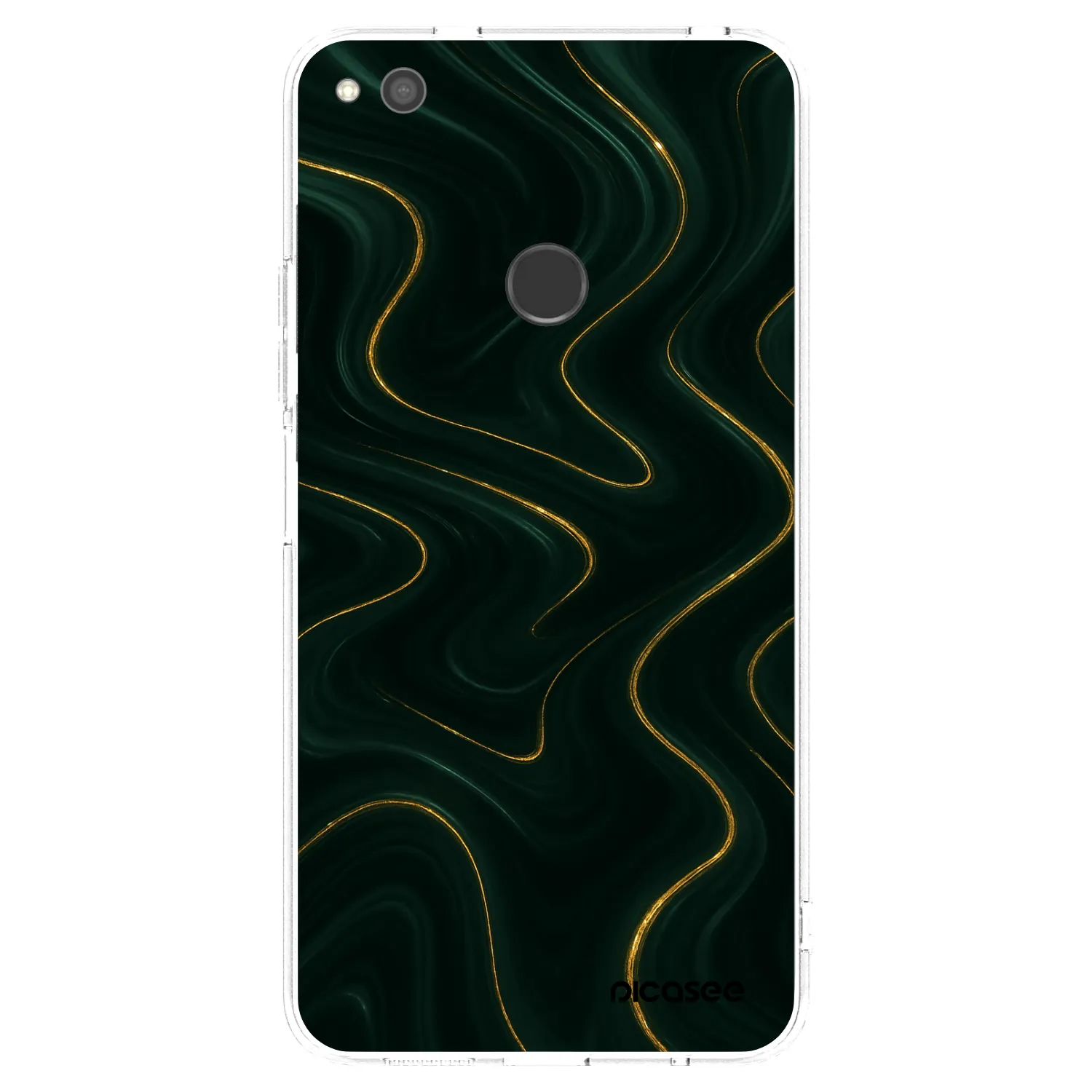 Picasee átlátszó szilikon tok az alábbi mobiltelefonokra Huawei P9 Lite 2017 - Vawes