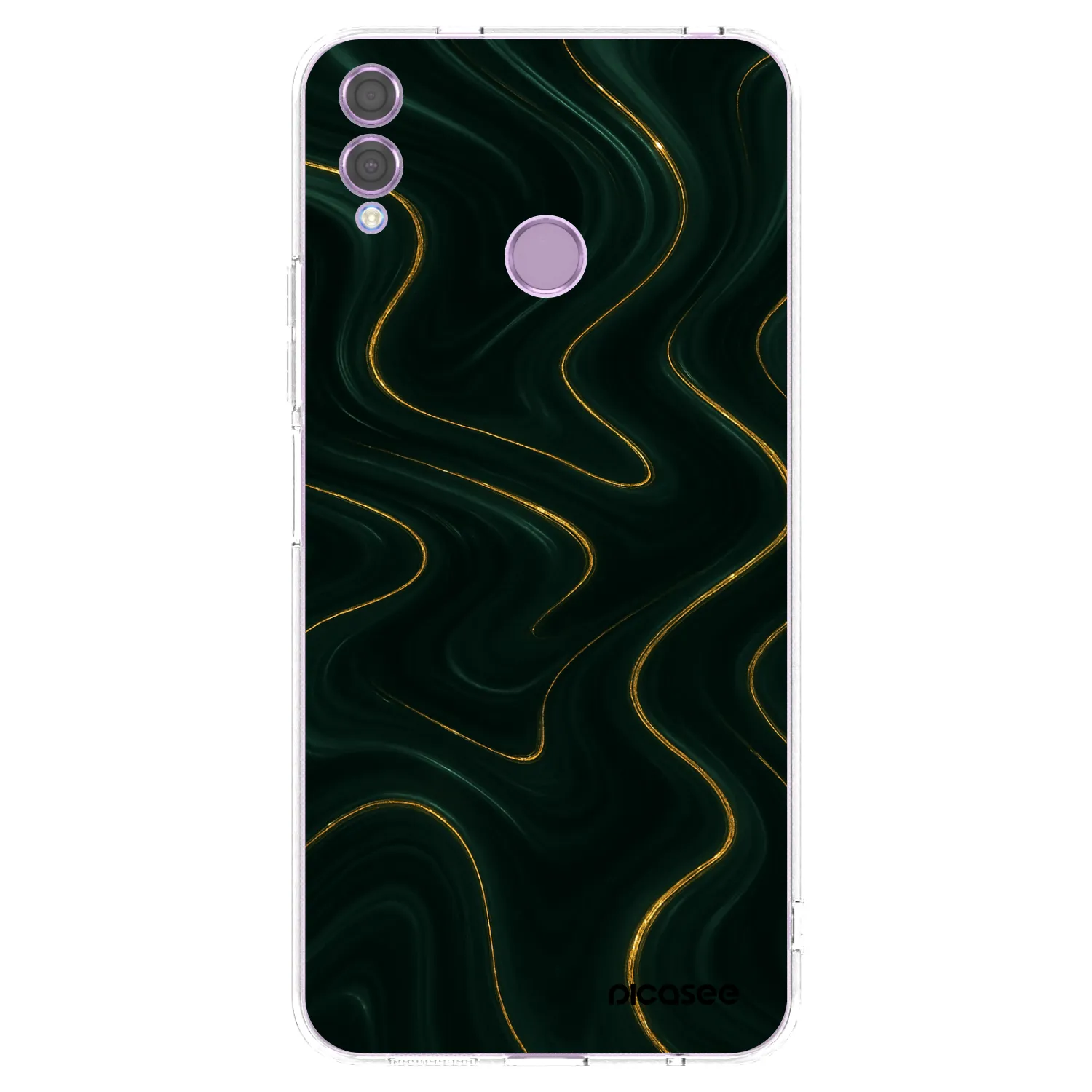 Picasee átlátszó szilikon tok az alábbi mobiltelefonokra Honor 8X - Vawes