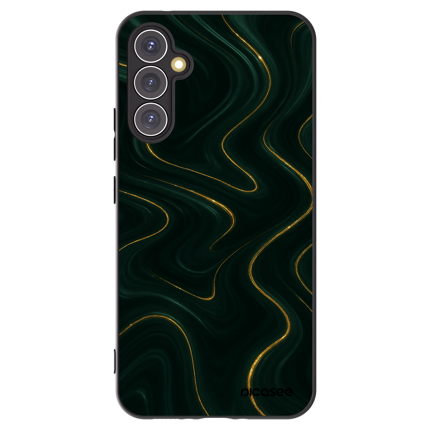 Picasee fekete szilikon tok az alábbi mobiltelefonokra Samsung Galaxy A34 5G A346B - Vawes