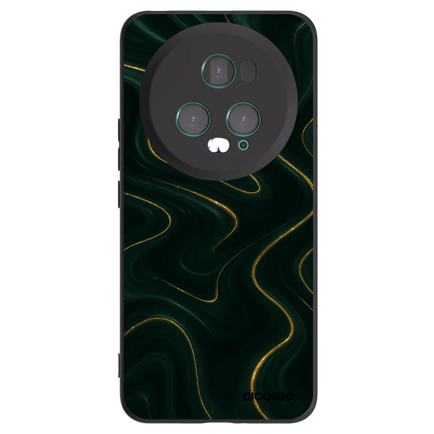 Picasee fekete szilikon tok az alábbi mobiltelefonokra Honor Magic5 Pro - Vawes