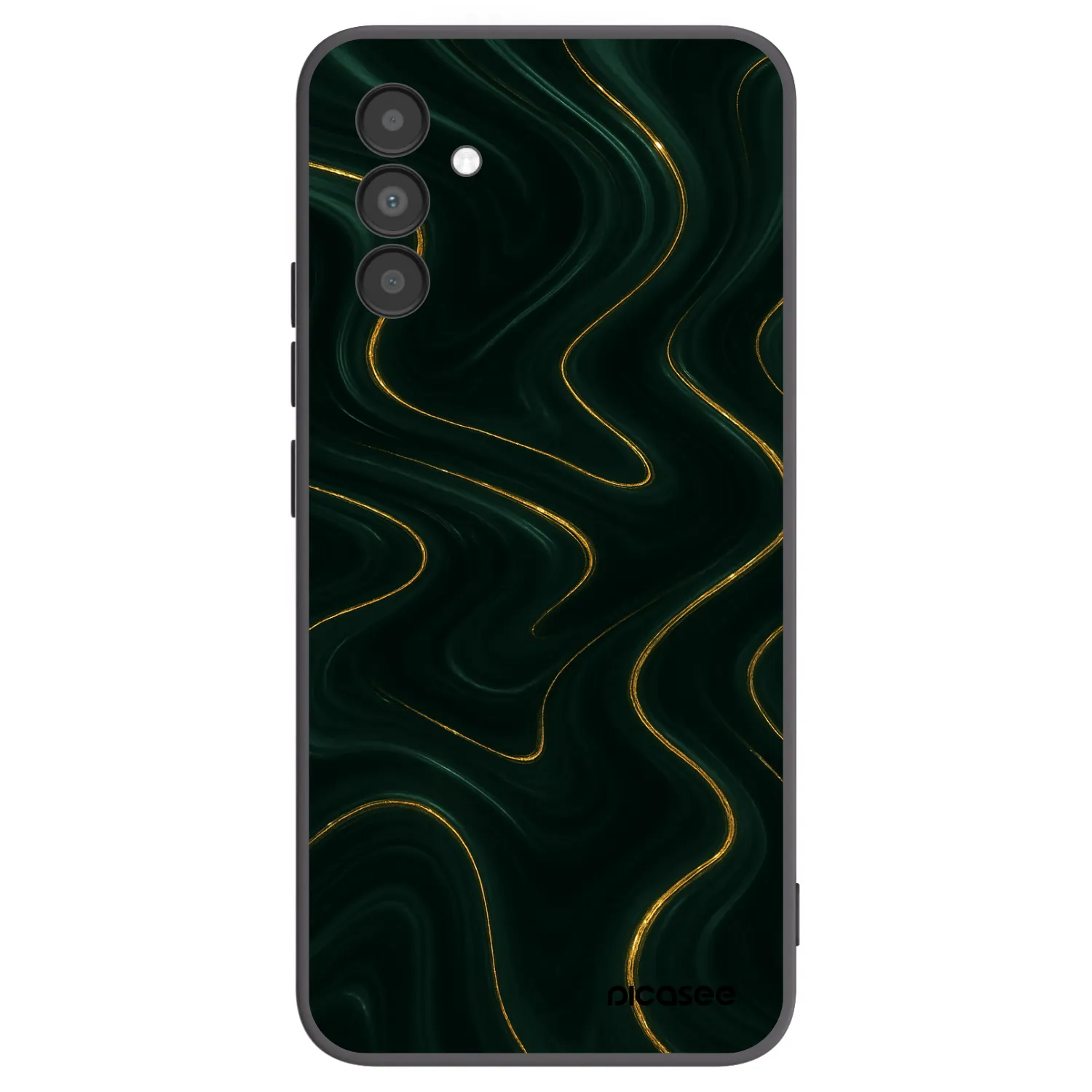 Picasee fekete szilikon tok az alábbi mobiltelefonokra Samsung Galaxy A04s A047F - Vawes