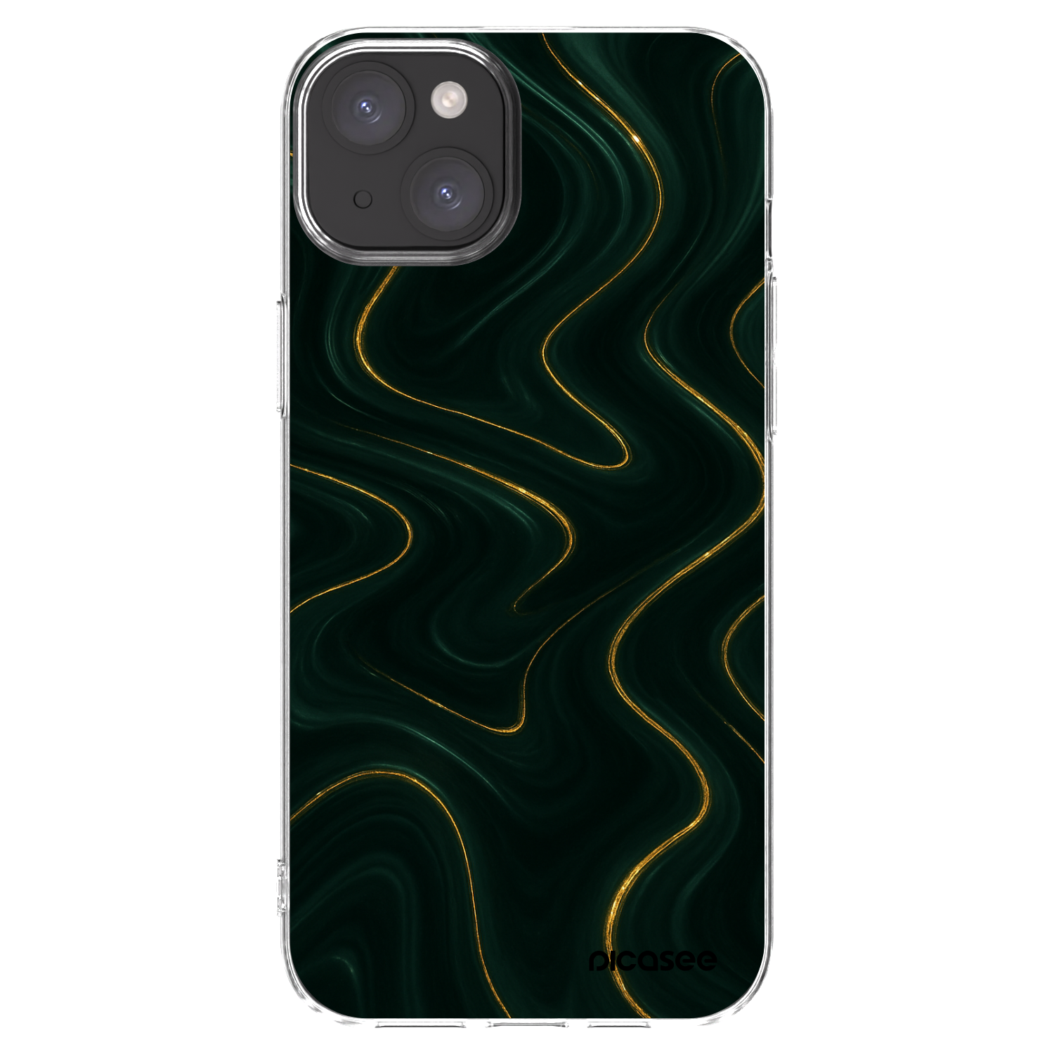 Picasee átlátszó szilikon tok az alábbi mobiltelefonokra Apple iPhone 15 Plus - Vawes