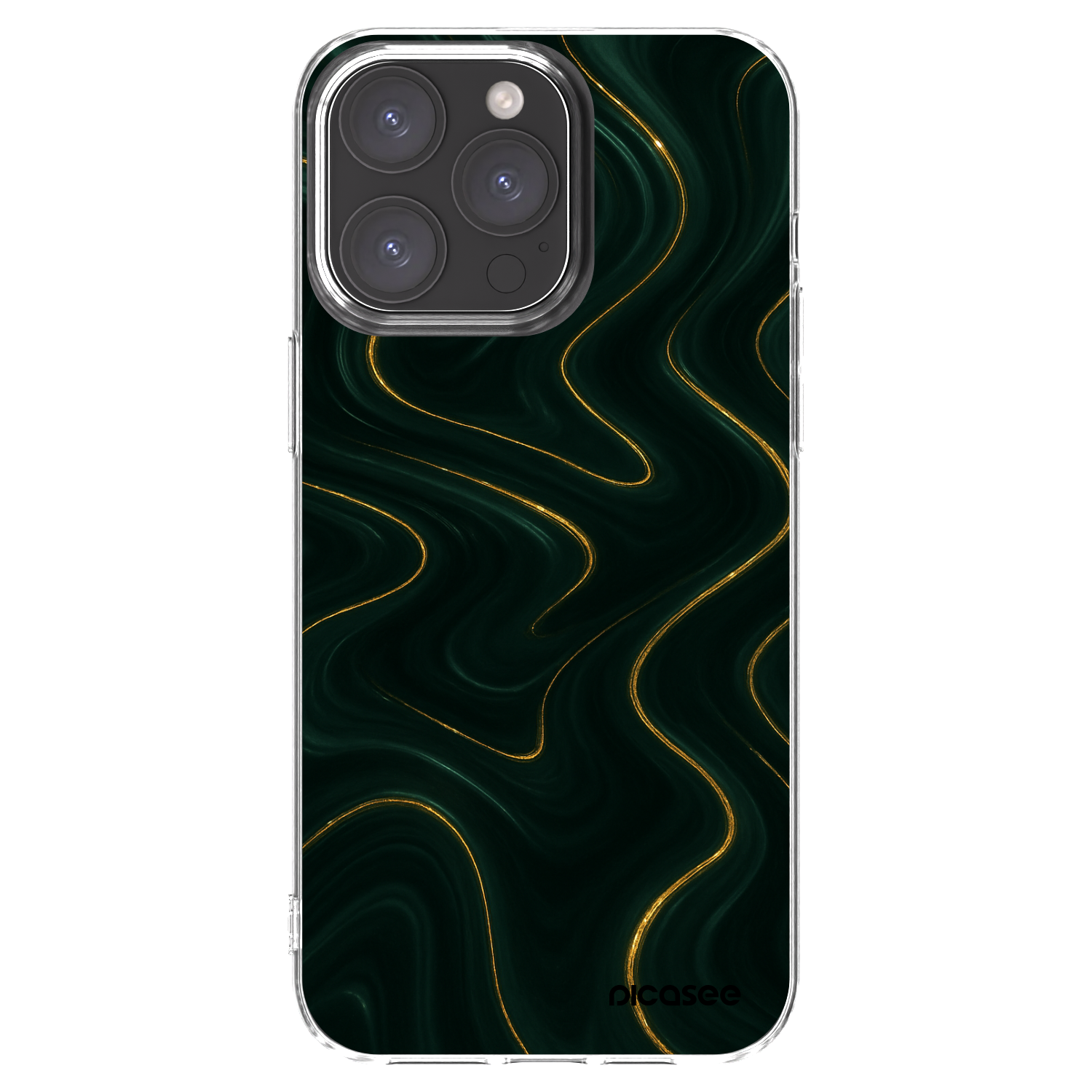 Picasee átlátszó szilikon tok az alábbi mobiltelefonokra Apple iPhone 15 Pro Max - Vawes