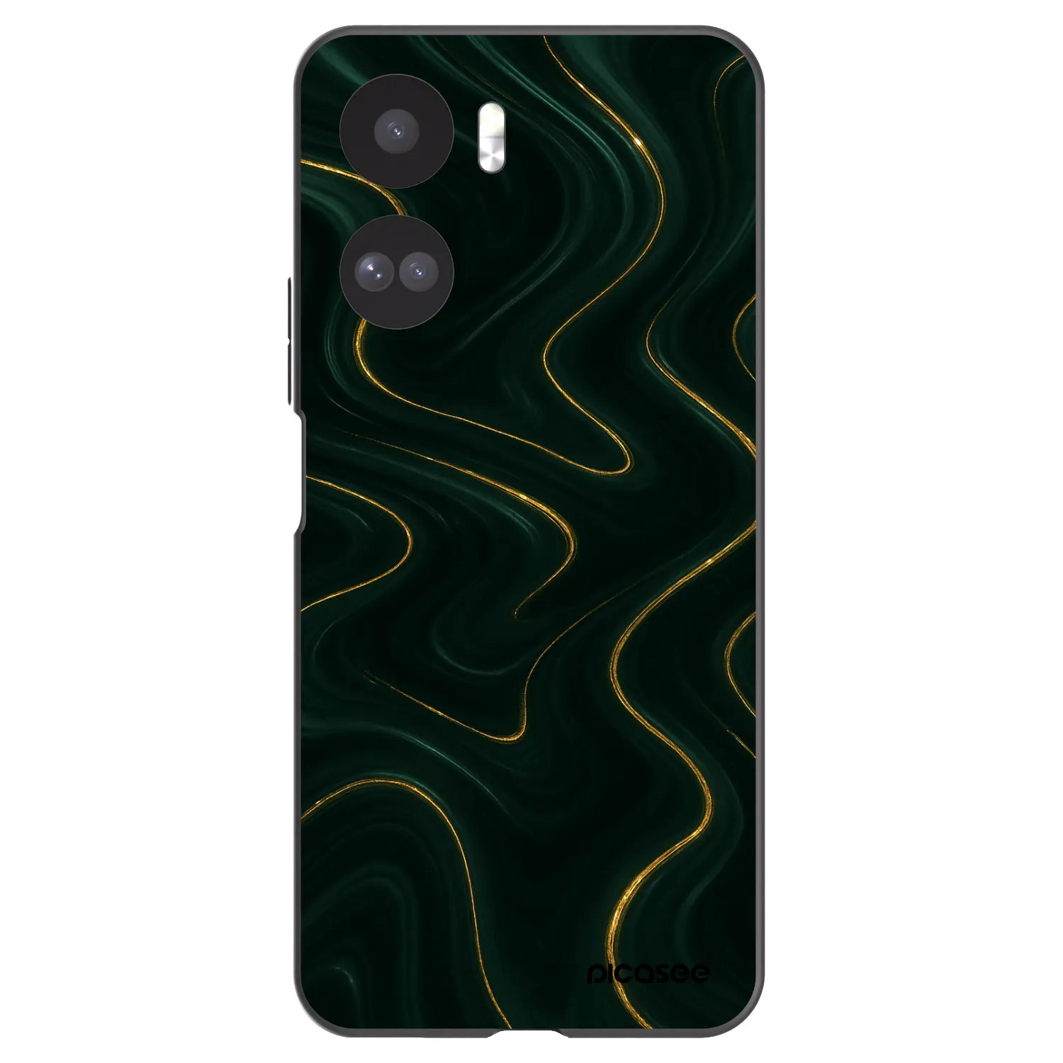 Picasee fekete szilikon tok az alábbi mobiltelefonokra Honor 90 Lite 5G - Vawes