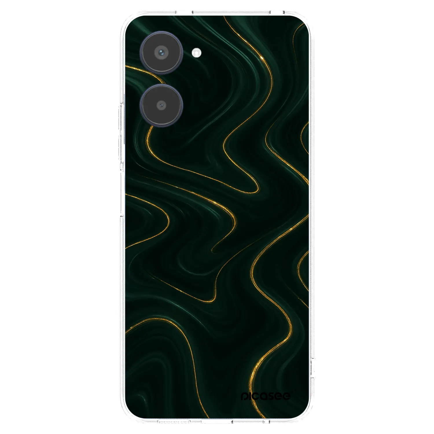 Picasee átlátszó szilikon tok az alábbi mobiltelefonokra Realme 10 4G - Vawes