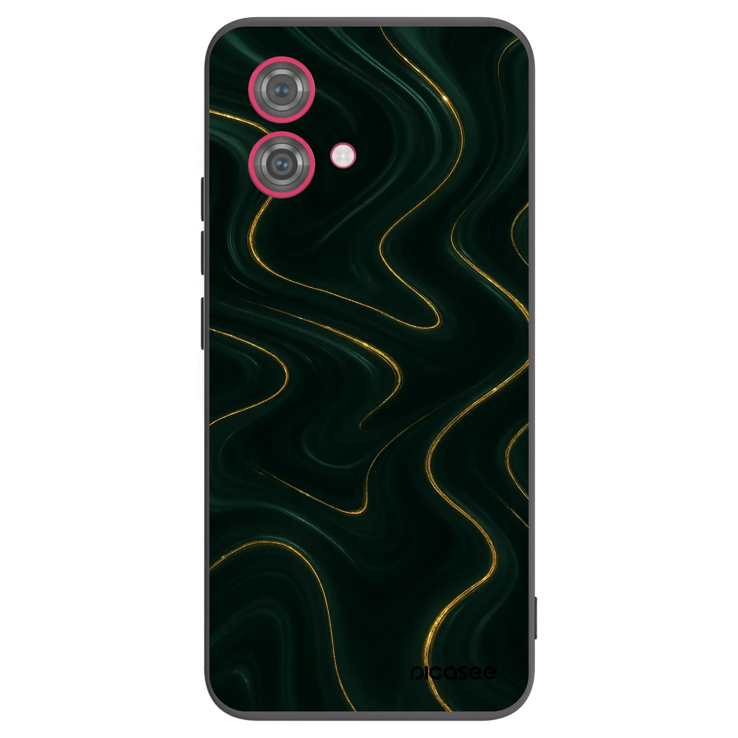 Picasee fekete szilikon tok az alábbi mobiltelefonokra Motorola Moto G84 5G - Vawes