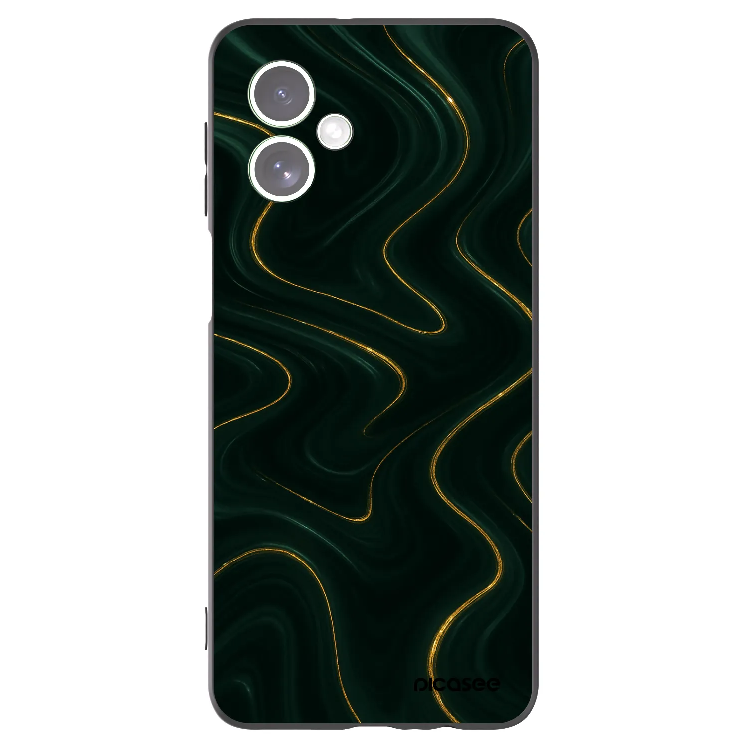 Picasee fekete szilikon tok az alábbi mobiltelefonokra Motorola Moto G54 5G - Vawes