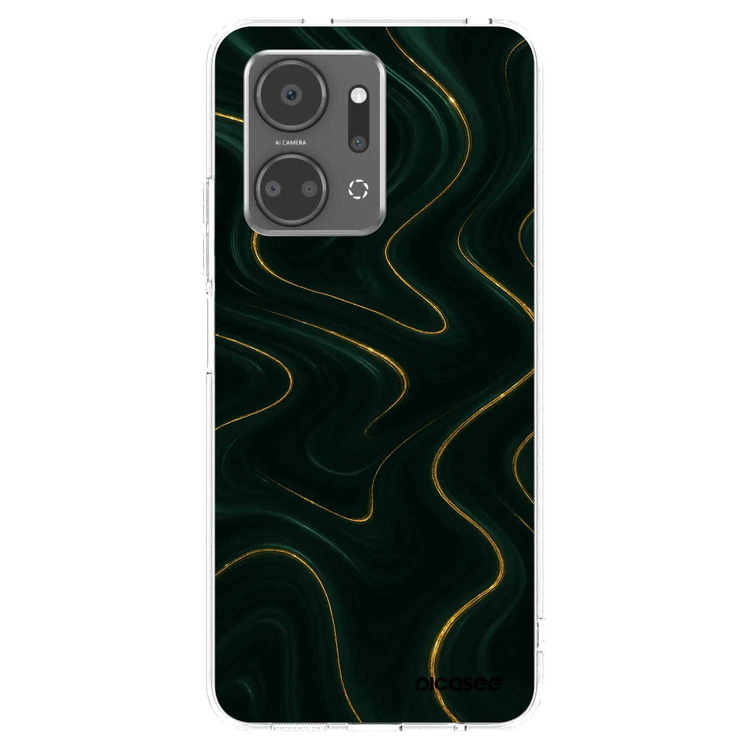 Picasee átlátszó szilikon tok az alábbi mobiltelefonokra Honor X7a - Vawes