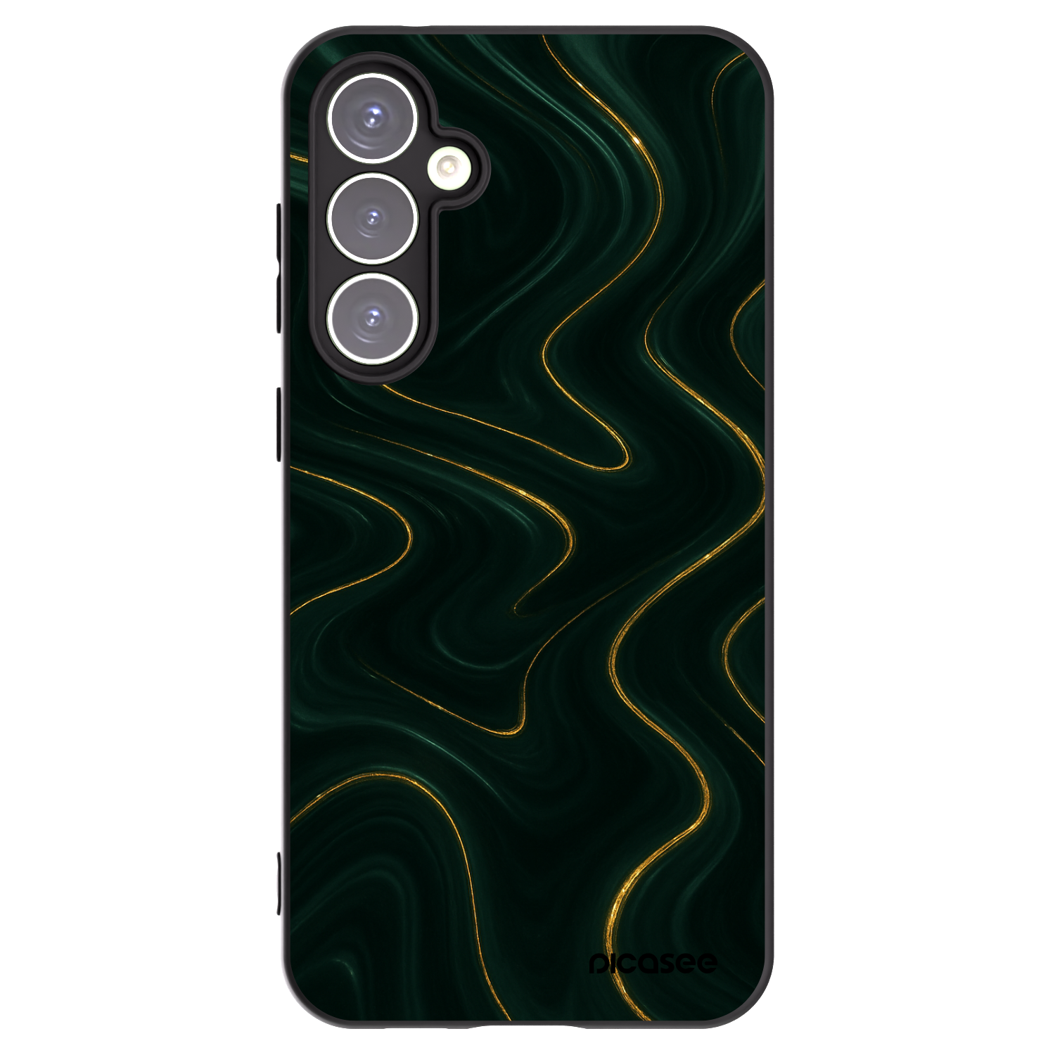 Picasee fekete szilikon tok az alábbi mobiltelefonokra Samsung Galaxy S23 FE S711B - Vawes