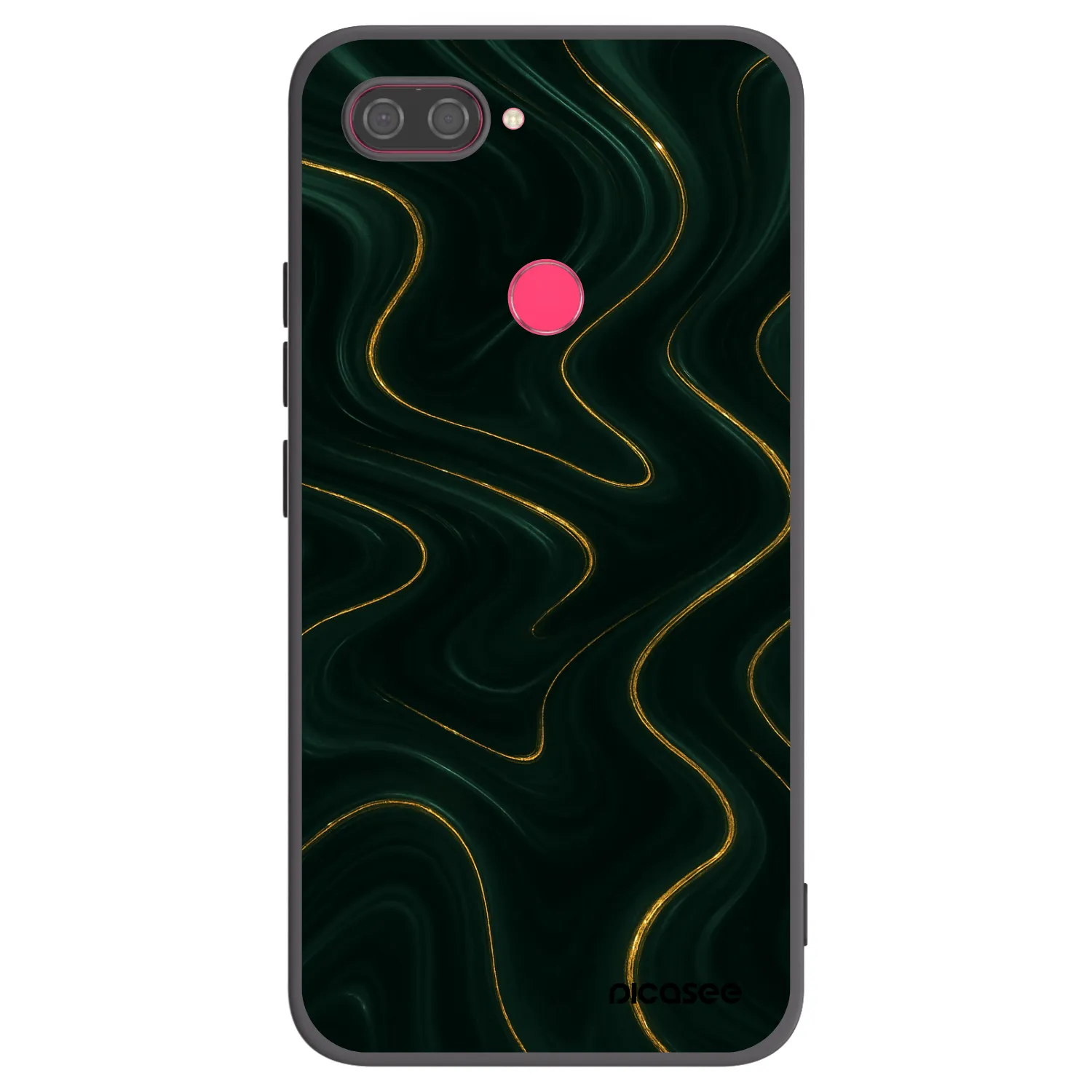 Picasee fekete szilikon tok az alábbi mobiltelefonokra Xiaomi Mi 8 Lite - Vawes