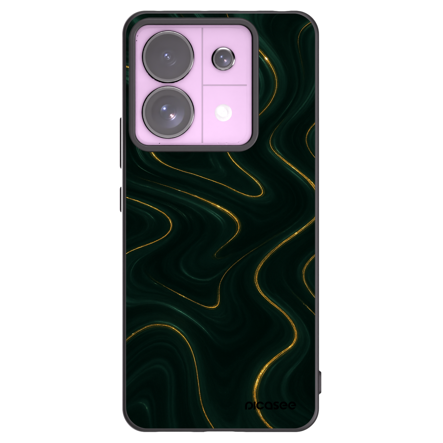 Picasee fekete szilikon tok az alábbi mobiltelefonokra Xiaomi Redmi Note 13 Pro 5G - Vawes