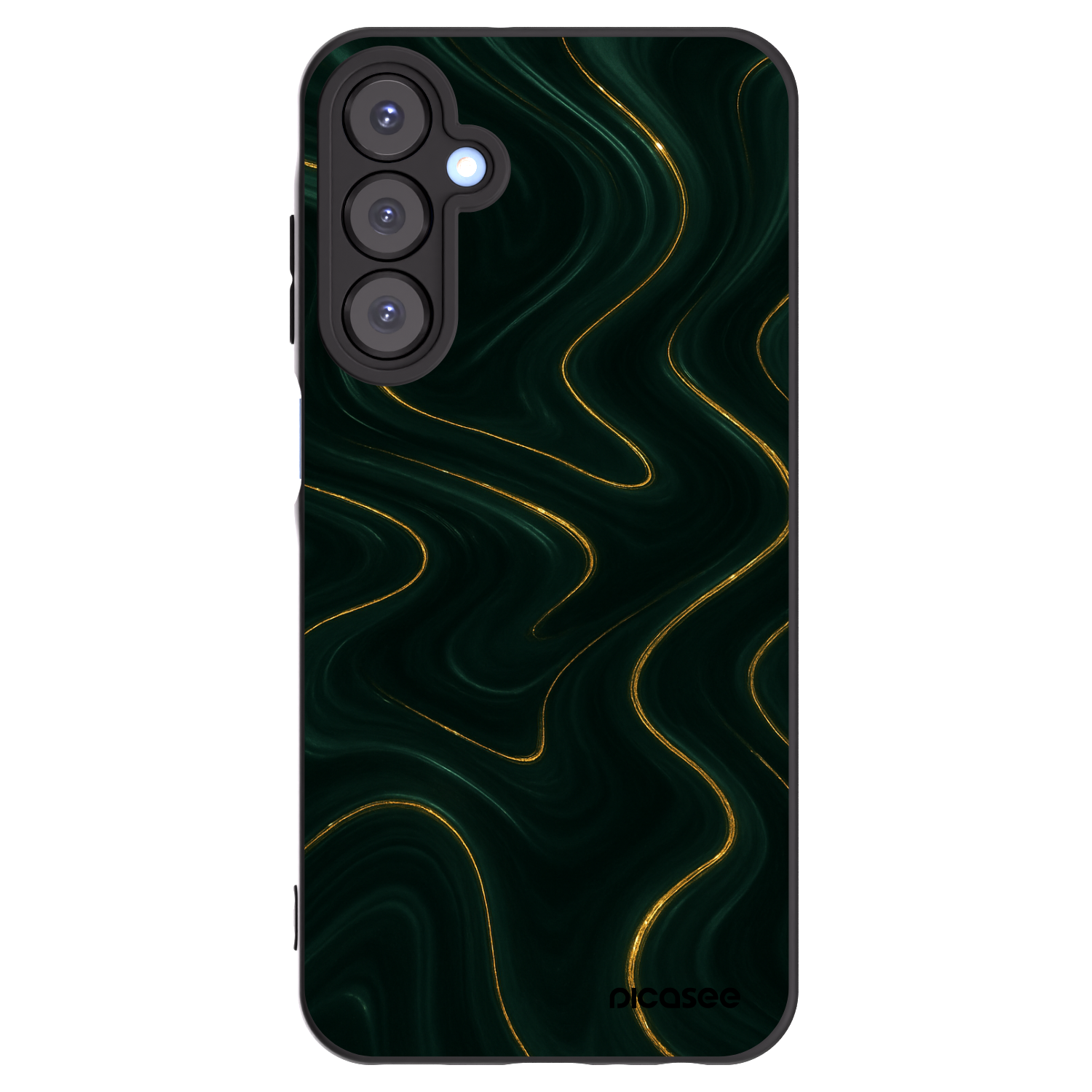 Picasee fekete szilikon tok az alábbi mobiltelefonokra Samsung Galaxy A25 A256B 5G - Vawes