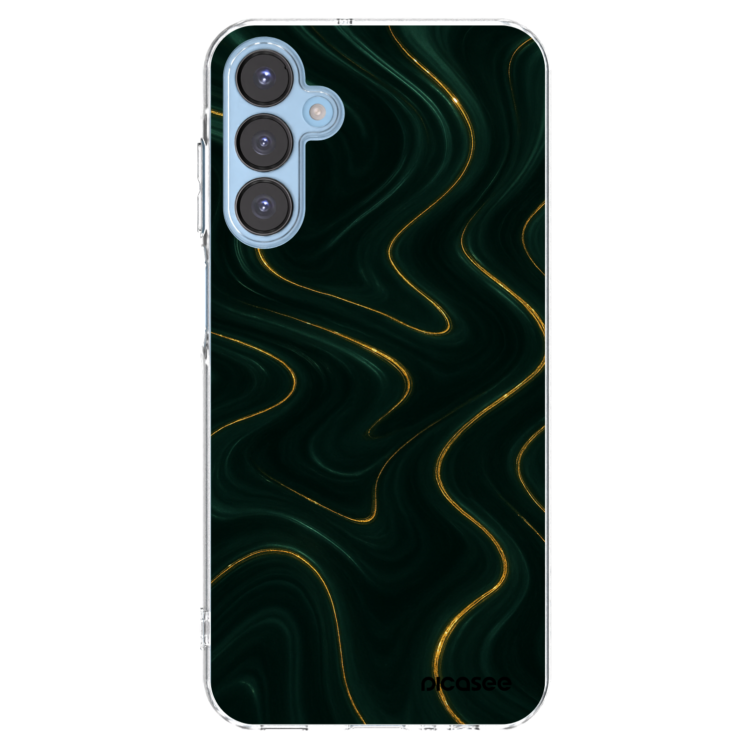 Picasee átlátszó szilikon tok az alábbi mobiltelefonokra Samsung Galaxy A15 A156B 5G - Vawes
