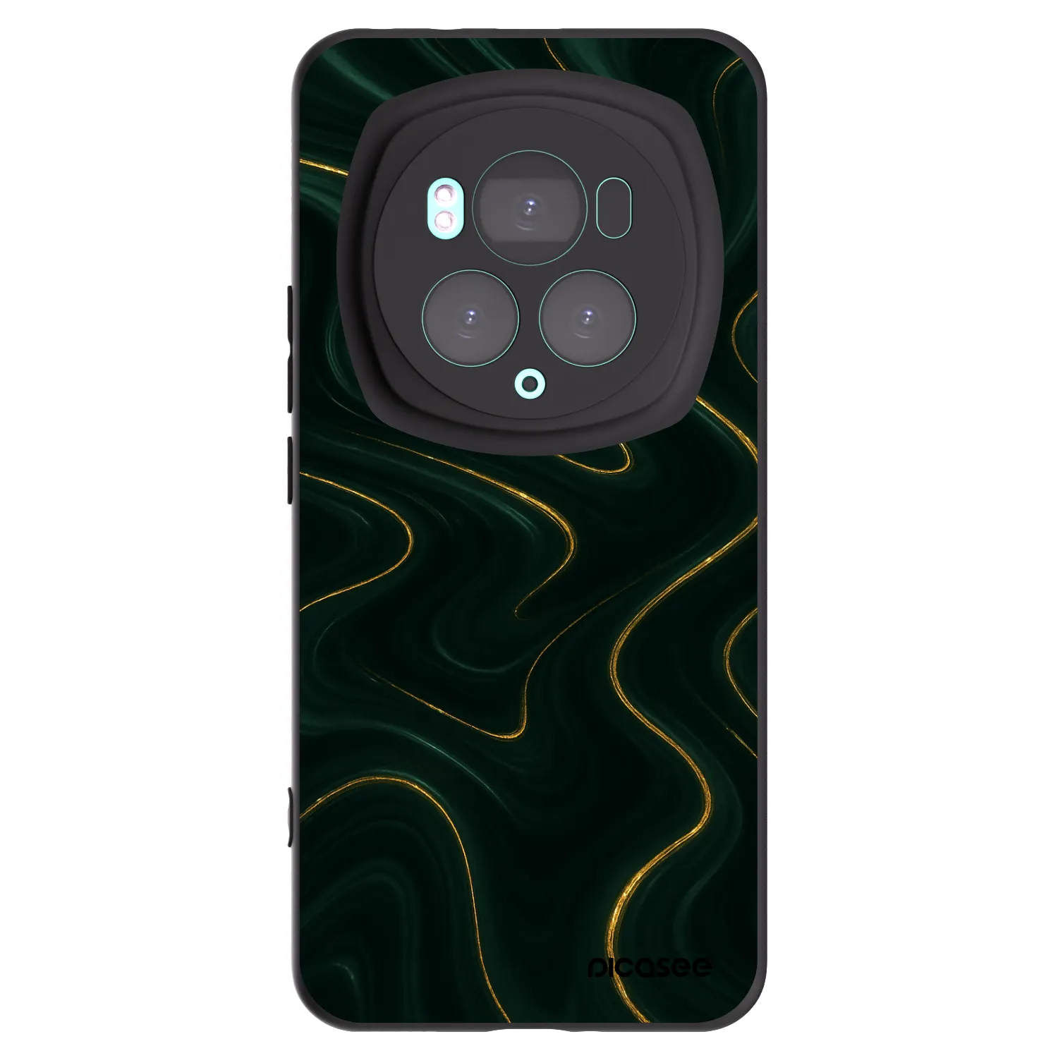Picasee fekete szilikon tok az alábbi mobiltelefonokra Honor Magic6 Pro - Vawes