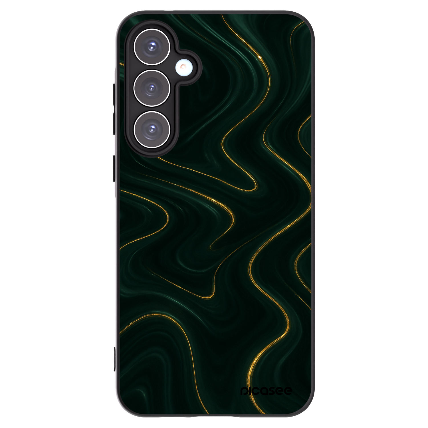 Picasee fekete szilikon tok az alábbi mobiltelefonokra Samsung Galaxy A55 5G A556B - Vawes