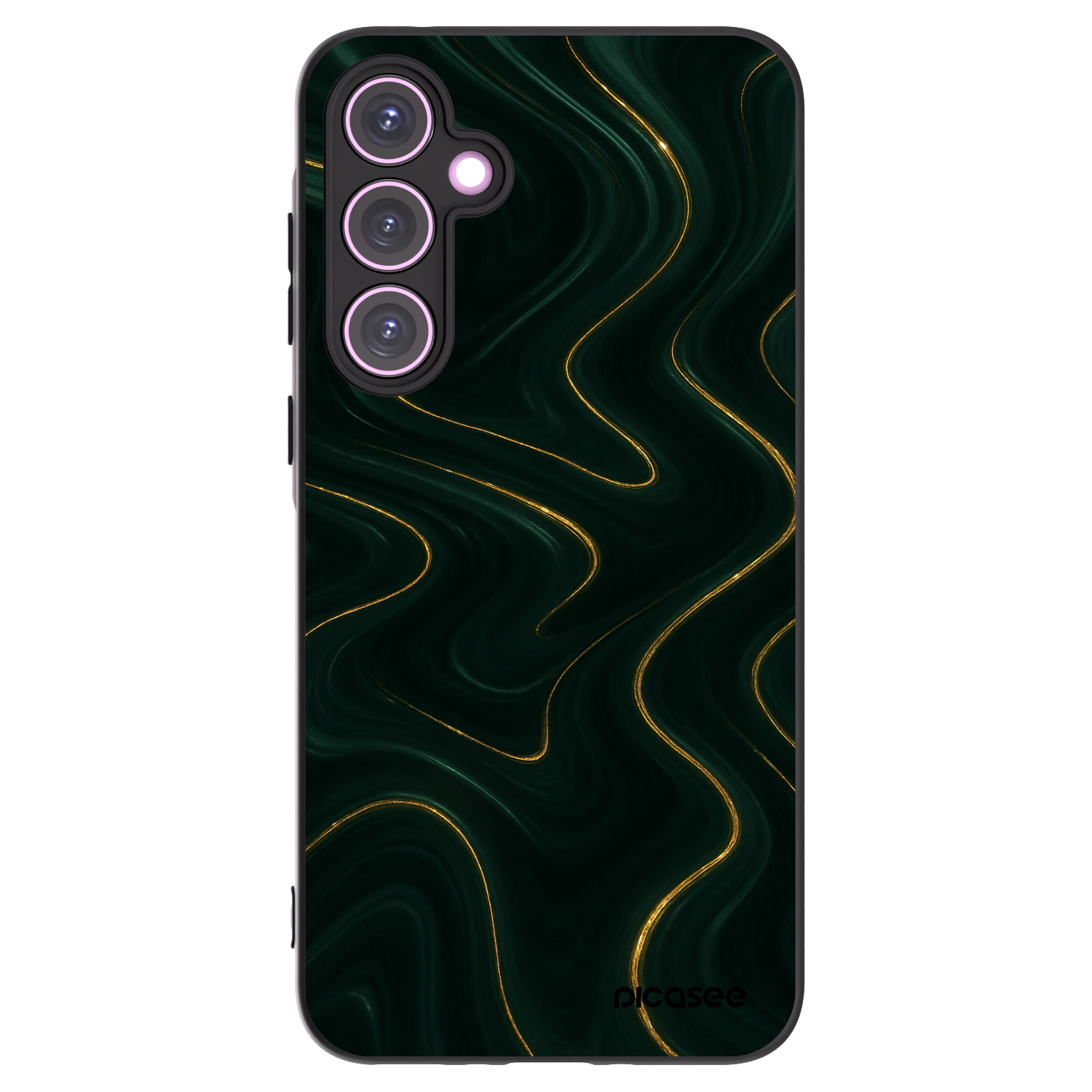 Picasee fekete szilikon tok az alábbi mobiltelefonokra Samsung Galaxy A35 5G A356B - Vawes