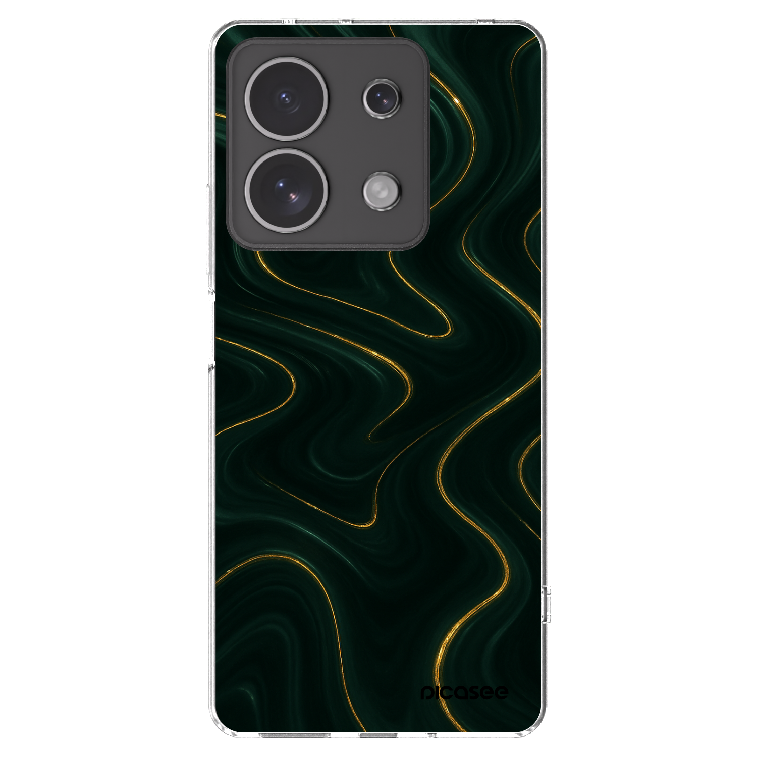 Picasee átlátszó szilikon tok az alábbi mobiltelefonokra Xiaomi Redmi Note 13 4G - Vawes