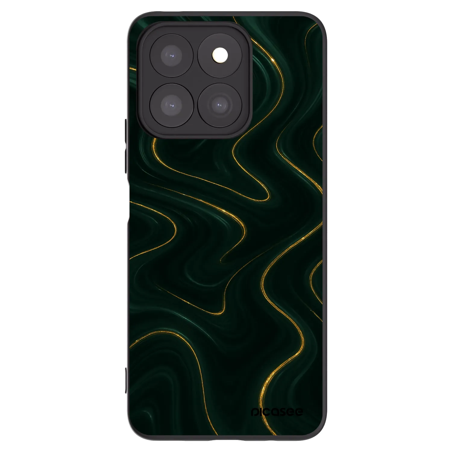 Picasee fekete szilikon tok az alábbi mobiltelefonokra Honor X8b - Vawes