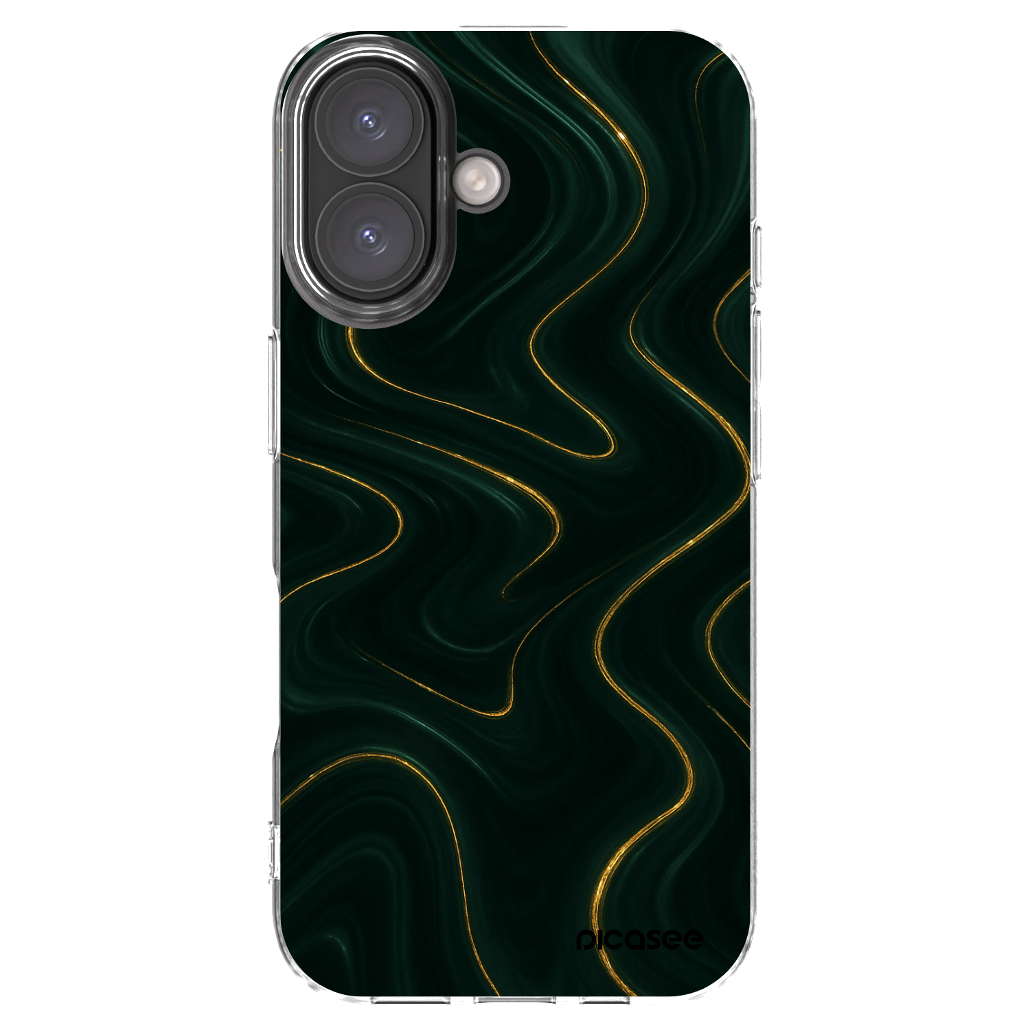 Picasee átlátszó szilikon tok az alábbi mobiltelefonokra Apple iPhone 16 - Vawes