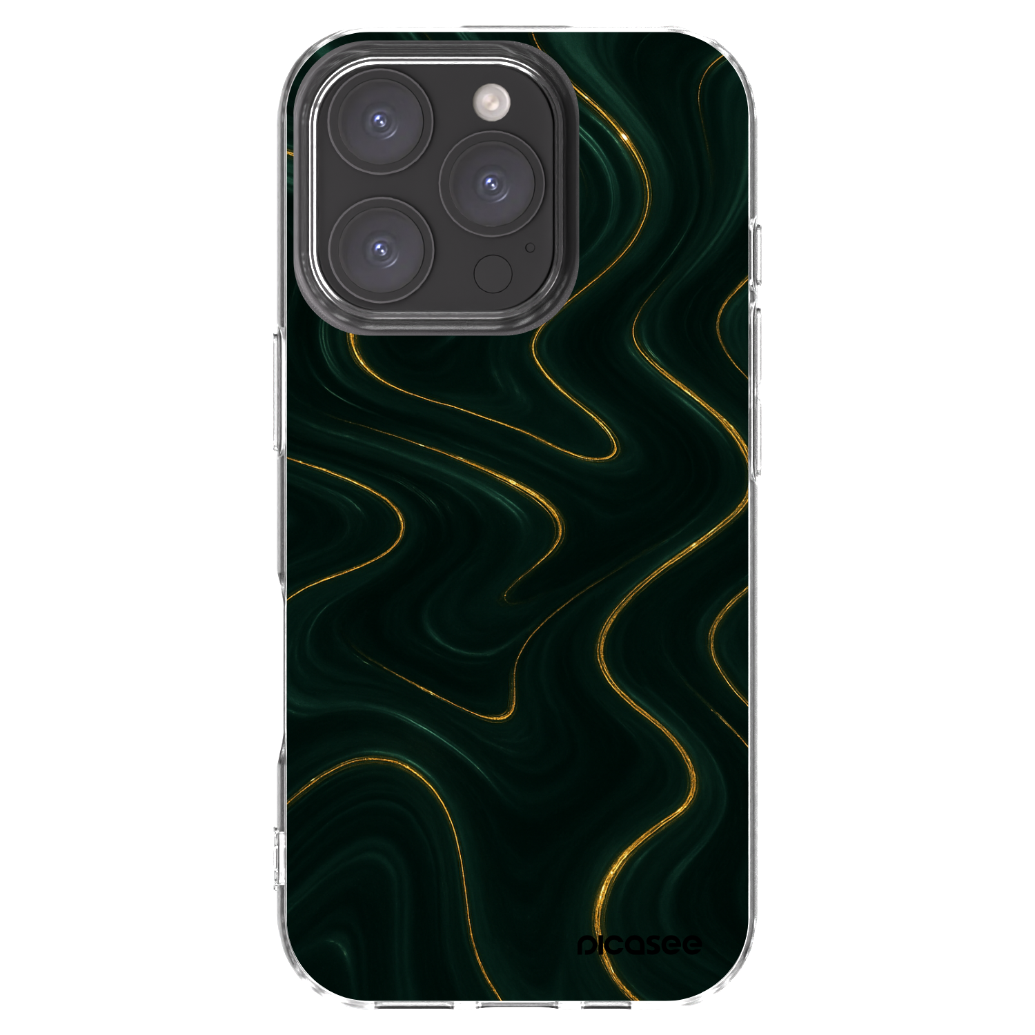 Picasee átlátszó szilikon tok az alábbi mobiltelefonokra Apple iPhone 16 Pro - Vawes