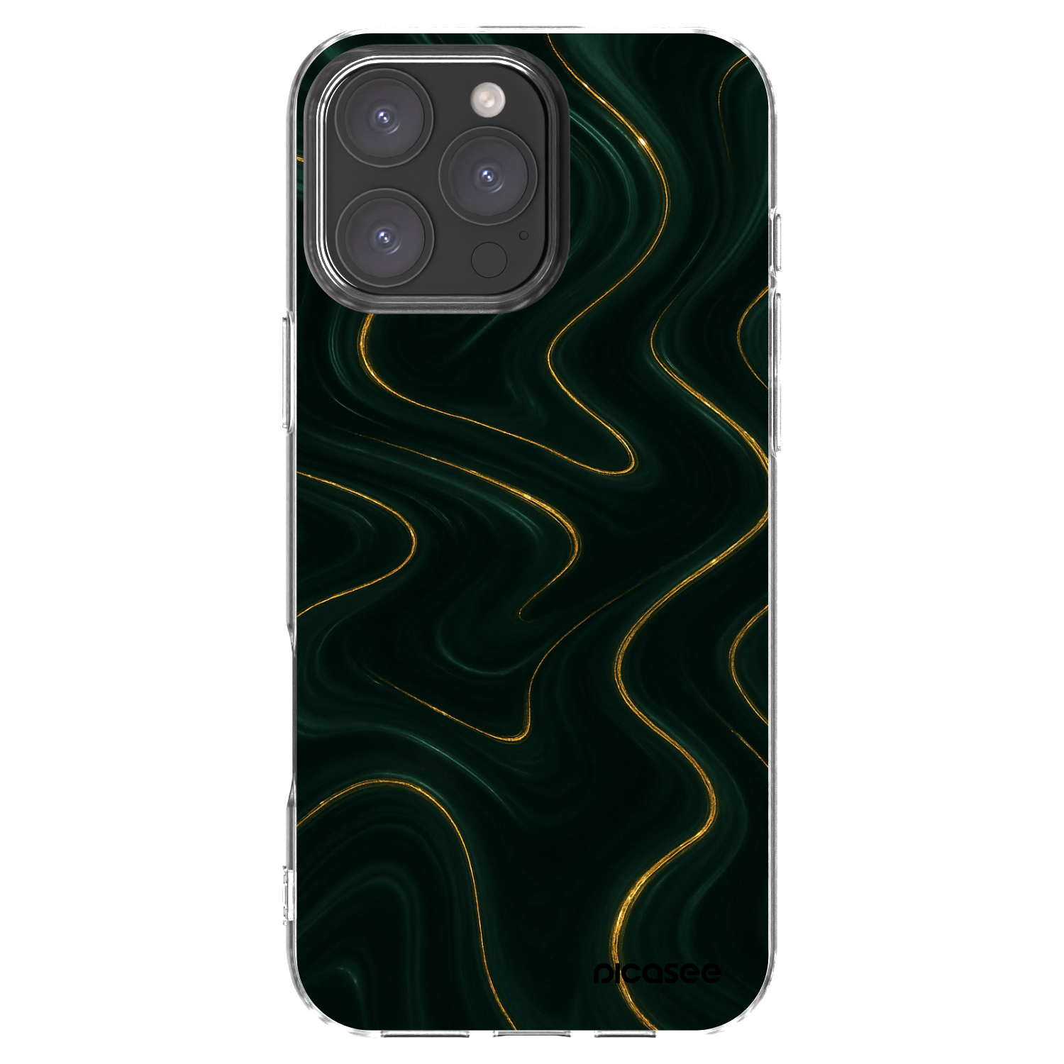 Picasee átlátszó szilikon tok az alábbi mobiltelefonokra Apple iPhone 16 Pro Max - Vawes