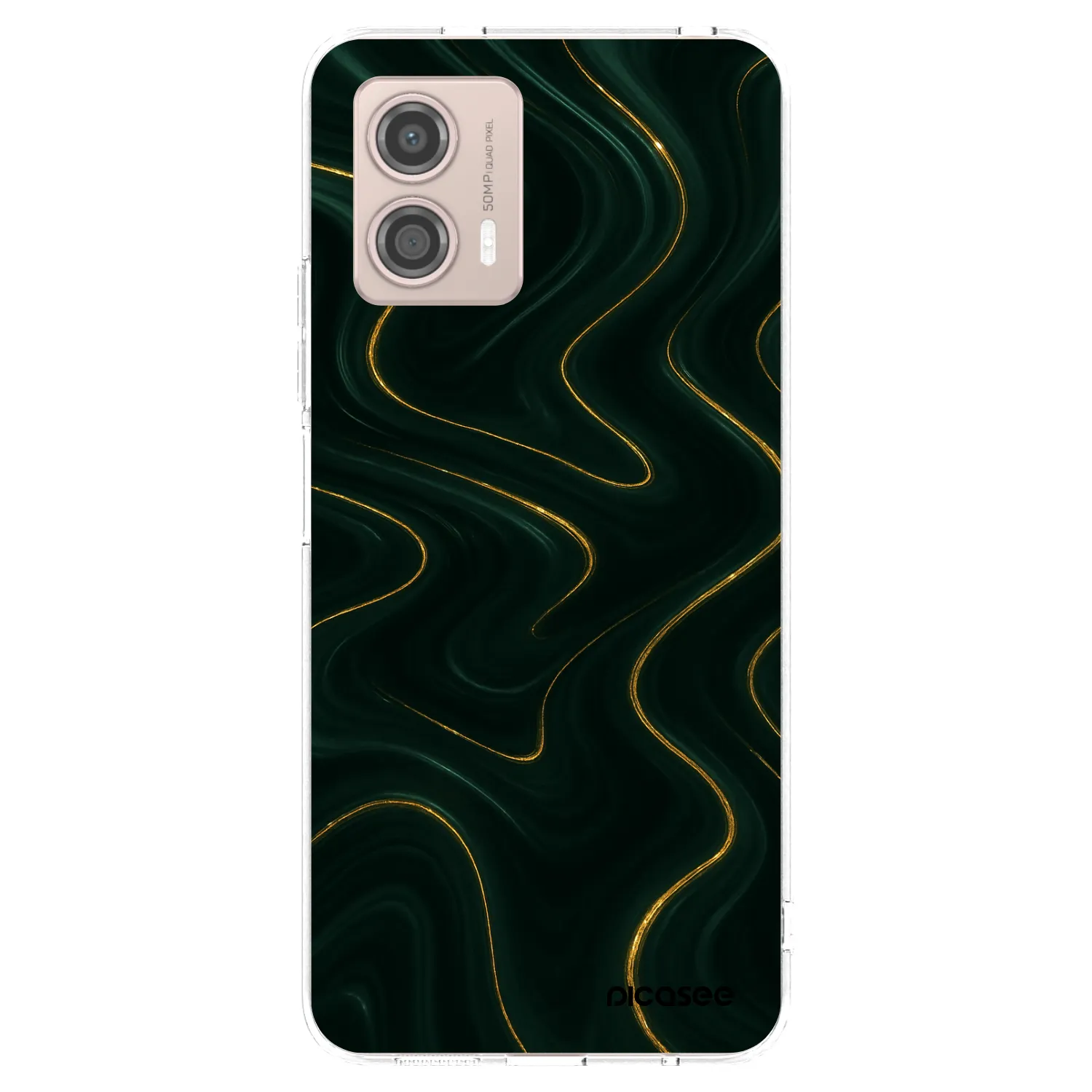 Picasee átlátszó szilikon tok az alábbi mobiltelefonokra Motorola Moto G53 5G - Vawes