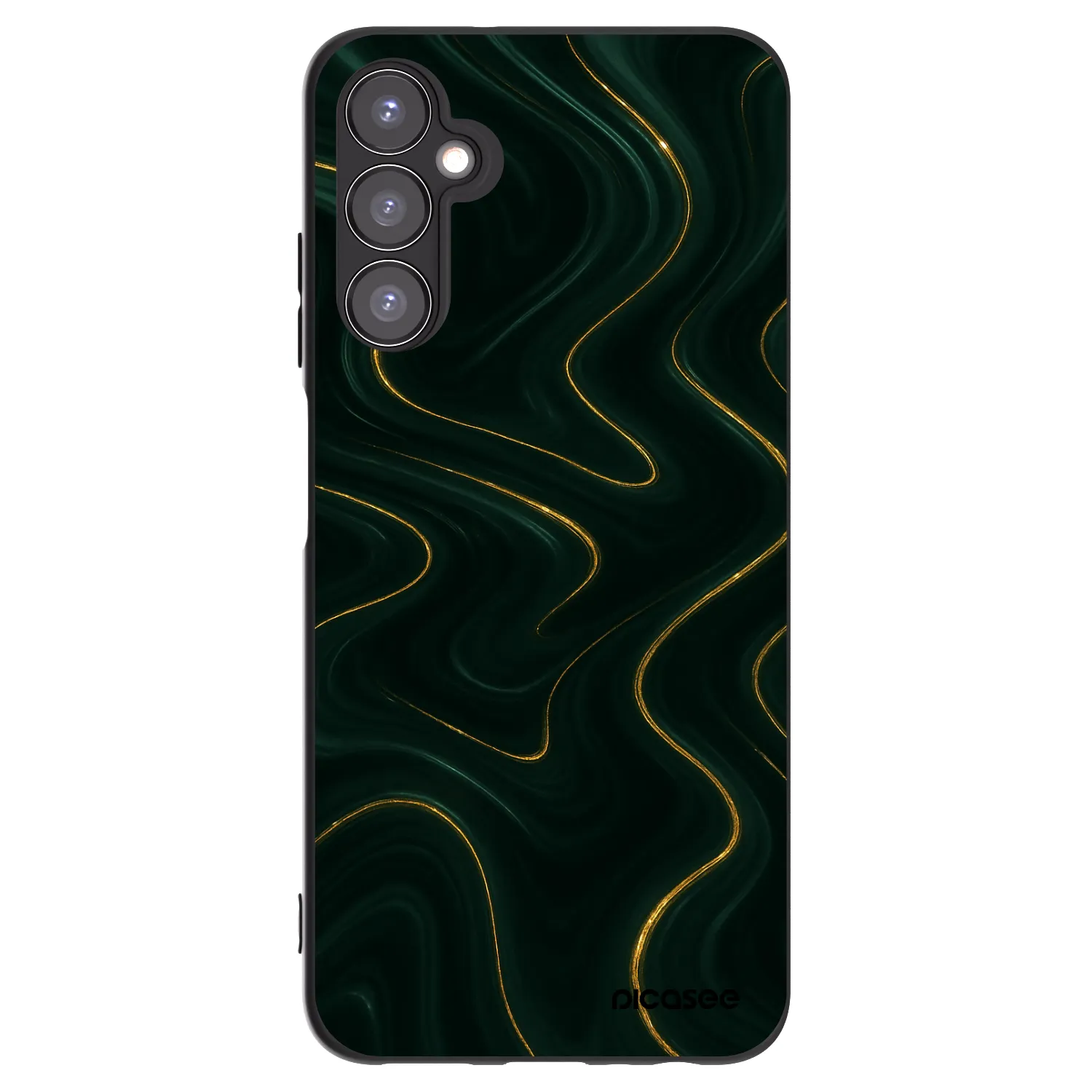 Picasee fekete szilikon tok az alábbi mobiltelefonokra Samsung Galaxy A05s A057G - Vawes