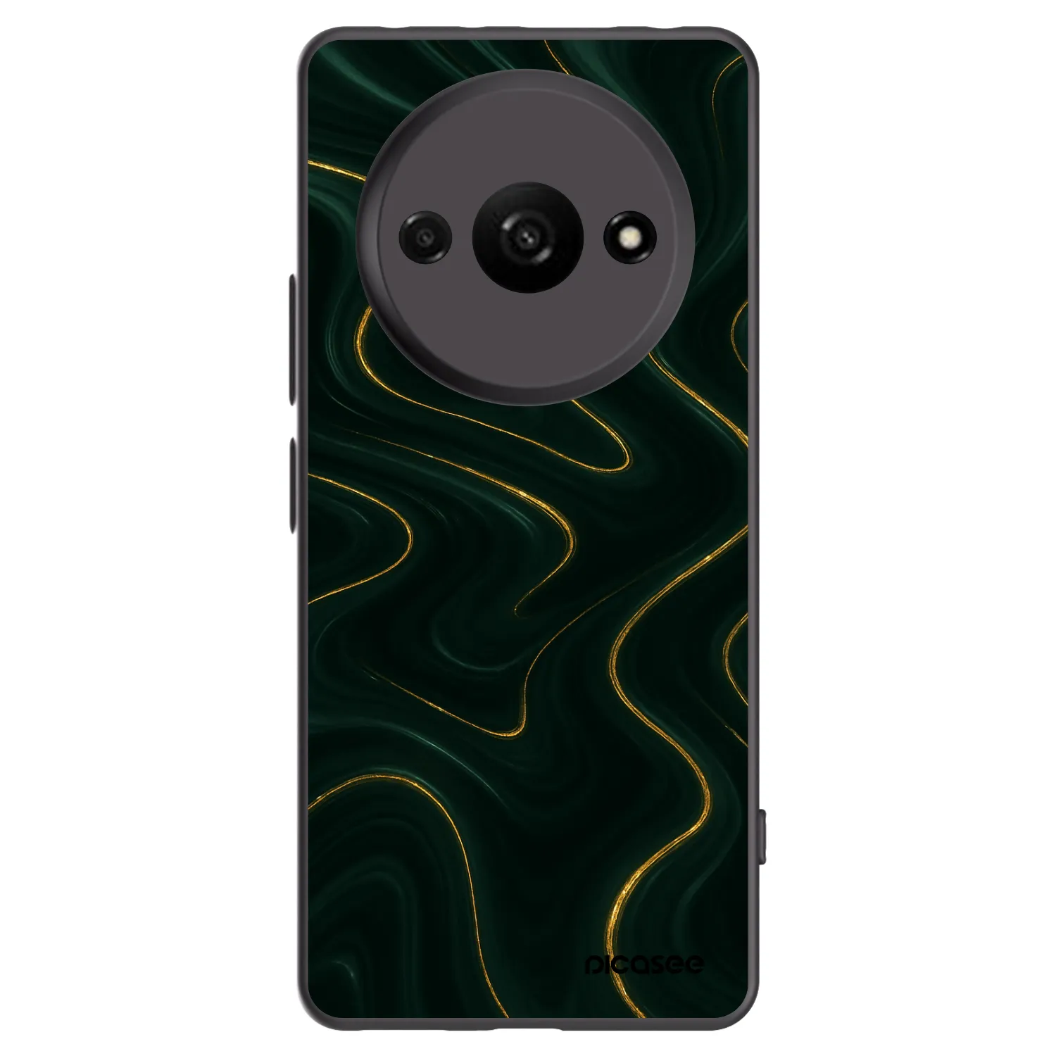 Picasee fekete szilikon tok az alábbi mobiltelefonokra Xiaomi Redmi A3 - Vawes