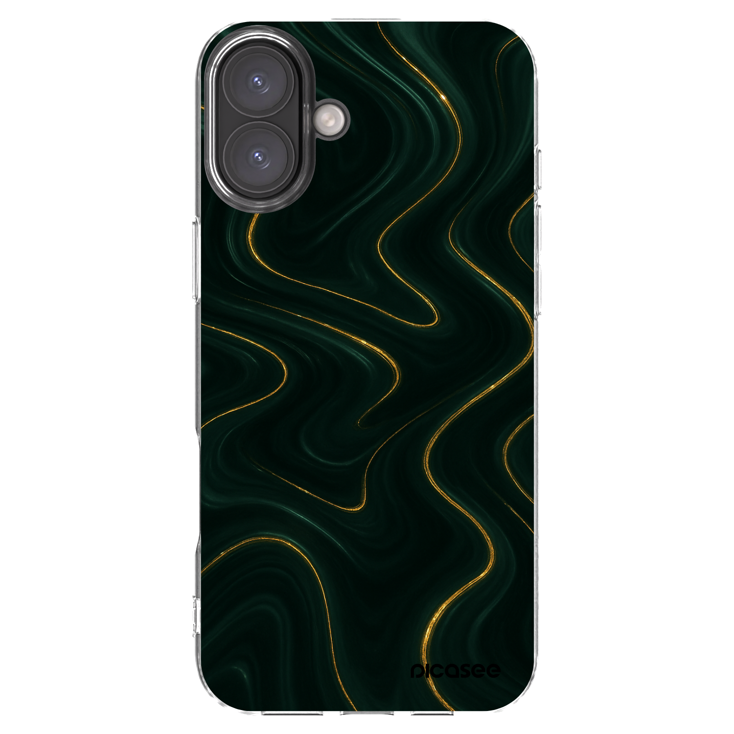 Picasee átlátszó szilikon tok az alábbi mobiltelefonokra Apple iPhone 16 Plus - Vawes