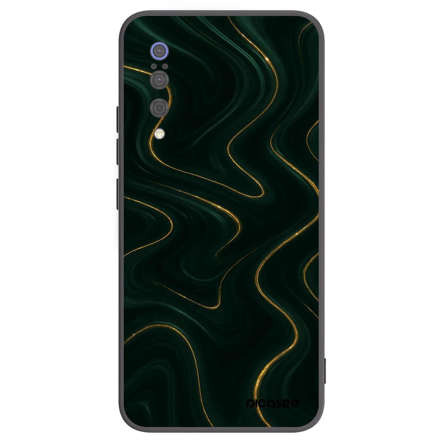 Picasee fekete szilikon tok az alábbi mobiltelefonokra Xiaomi Mi 9 - Vawes