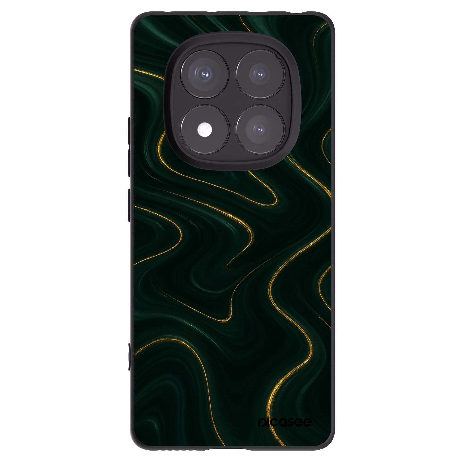 Picasee fekete szilikon tok az alábbi mobiltelefonokra Xiaomi Redmi Note 14 Pro 5G - Vawes