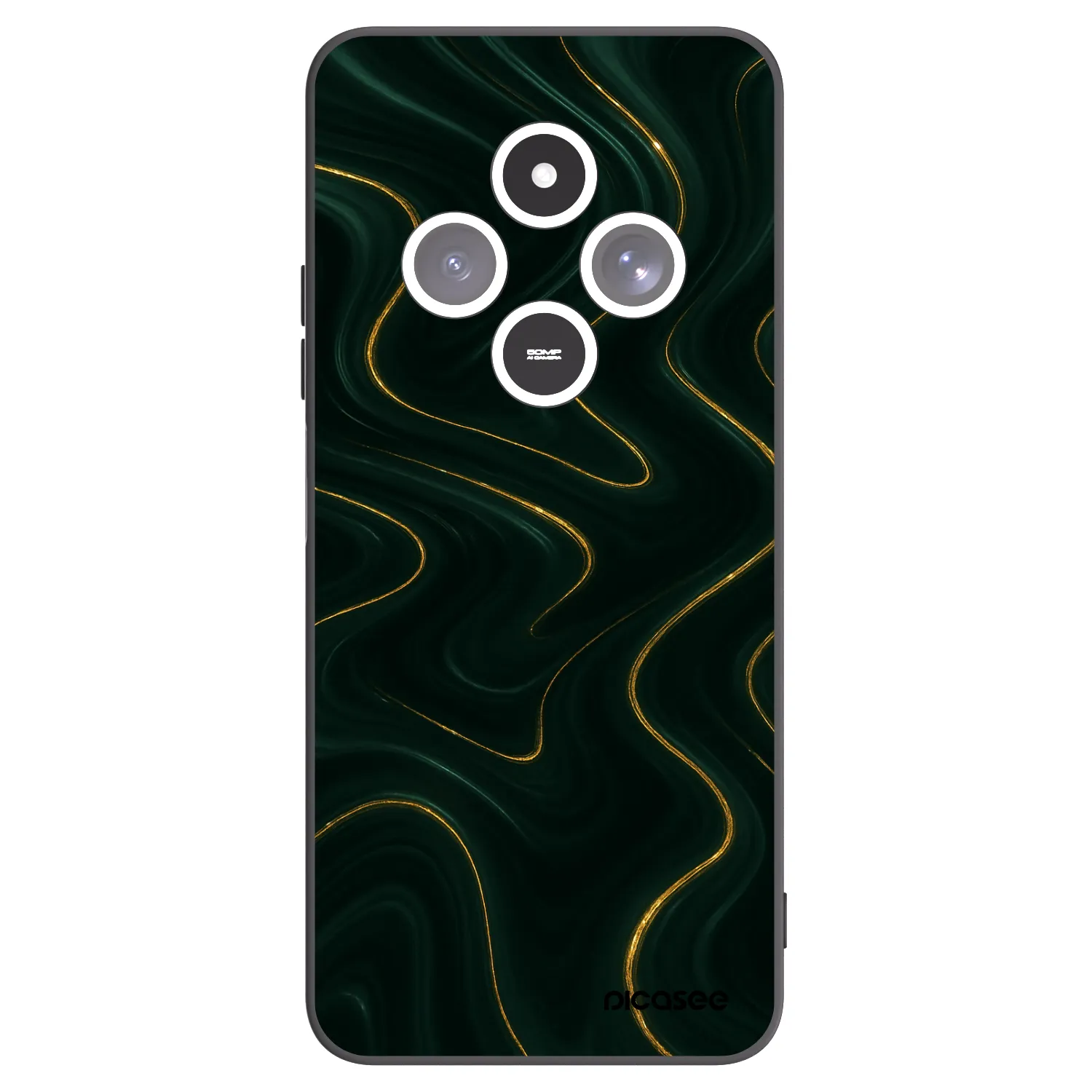 Picasee fekete szilikon tok az alábbi mobiltelefonokra Xiaomi Redmi 14C - Vawes