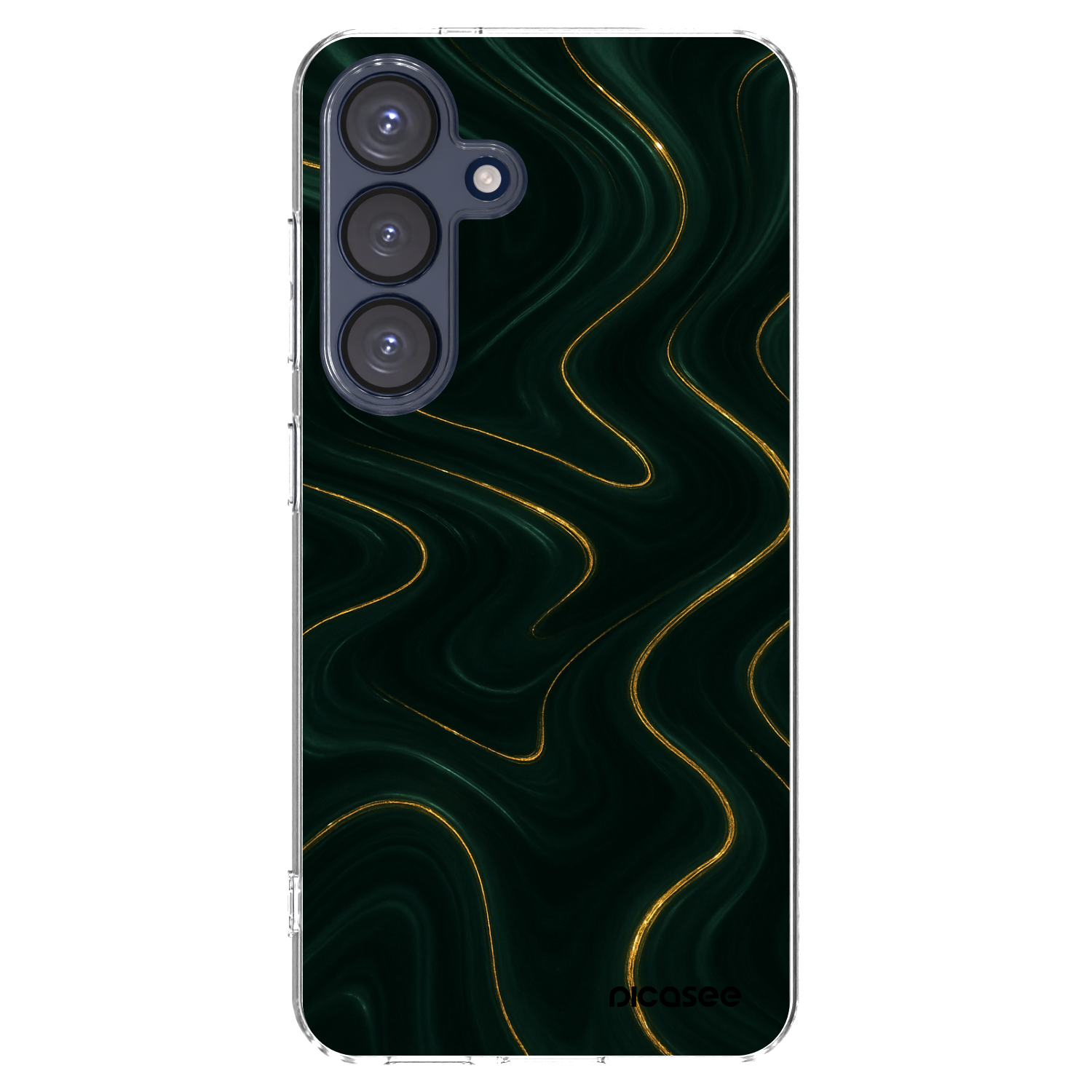 Picasee átlátszó szilikon tok az alábbi mobiltelefonokra Samsung Galaxy S25 5G - Vawes