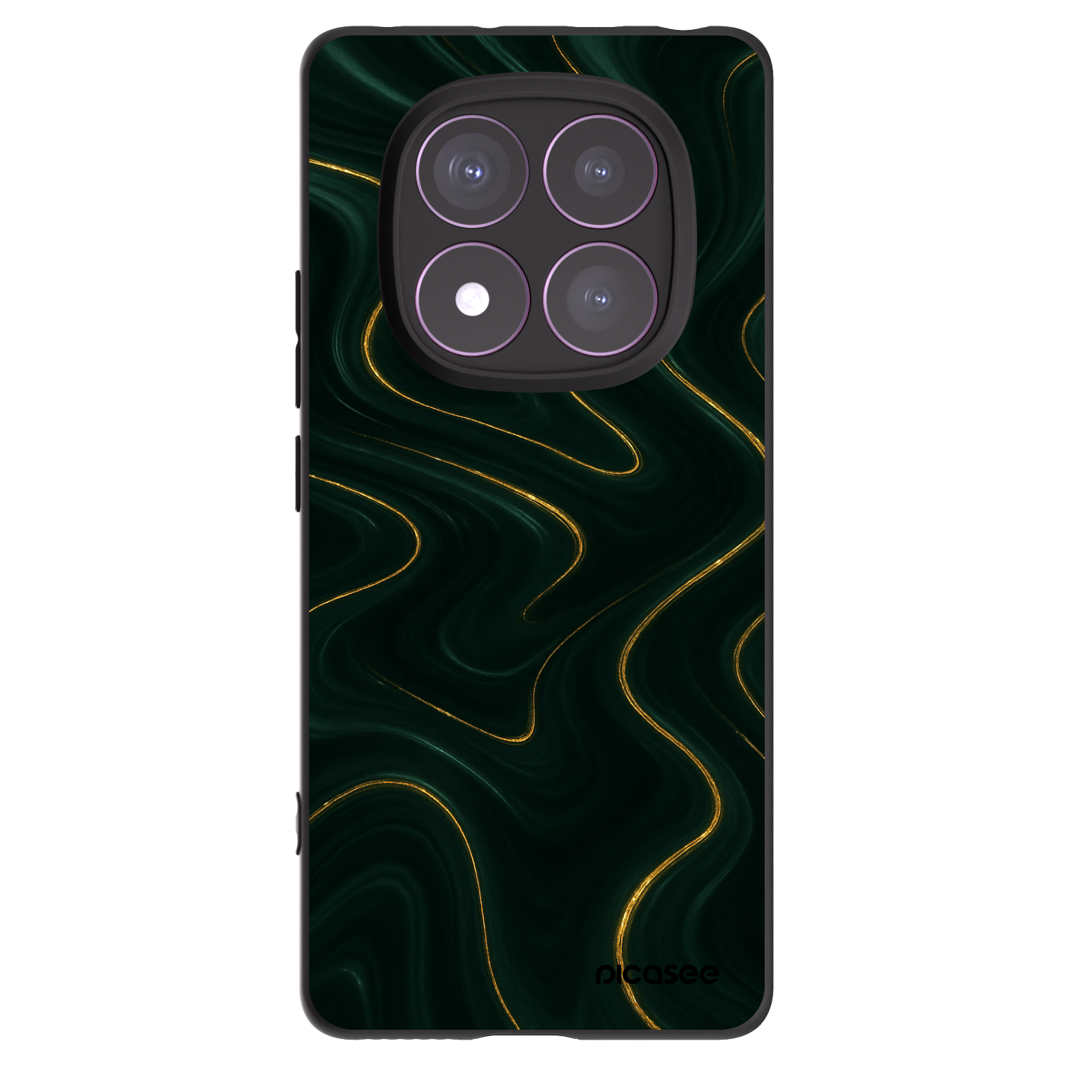 Picasee fekete szilikon tok az alábbi mobiltelefonokra Xiaomi Redmi Note 14 Pro 4G - Vawes