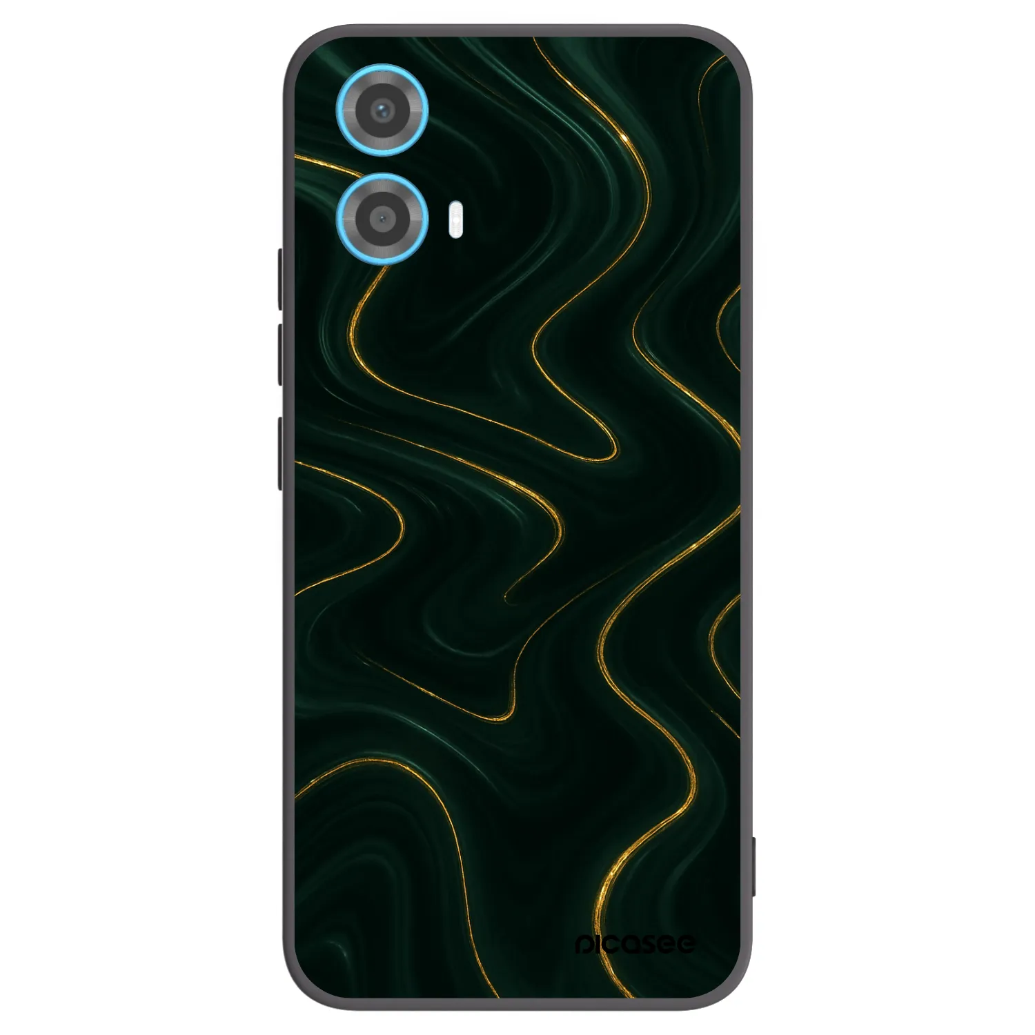 Picasee fekete szilikon tok az alábbi mobiltelefonokra Motorola Moto G34 5G - Vawes