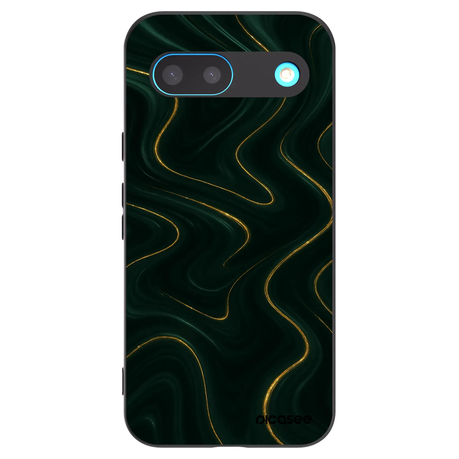 Picasee fekete szilikon tok az alábbi mobiltelefonokra Google Pixel 8 - Vawes