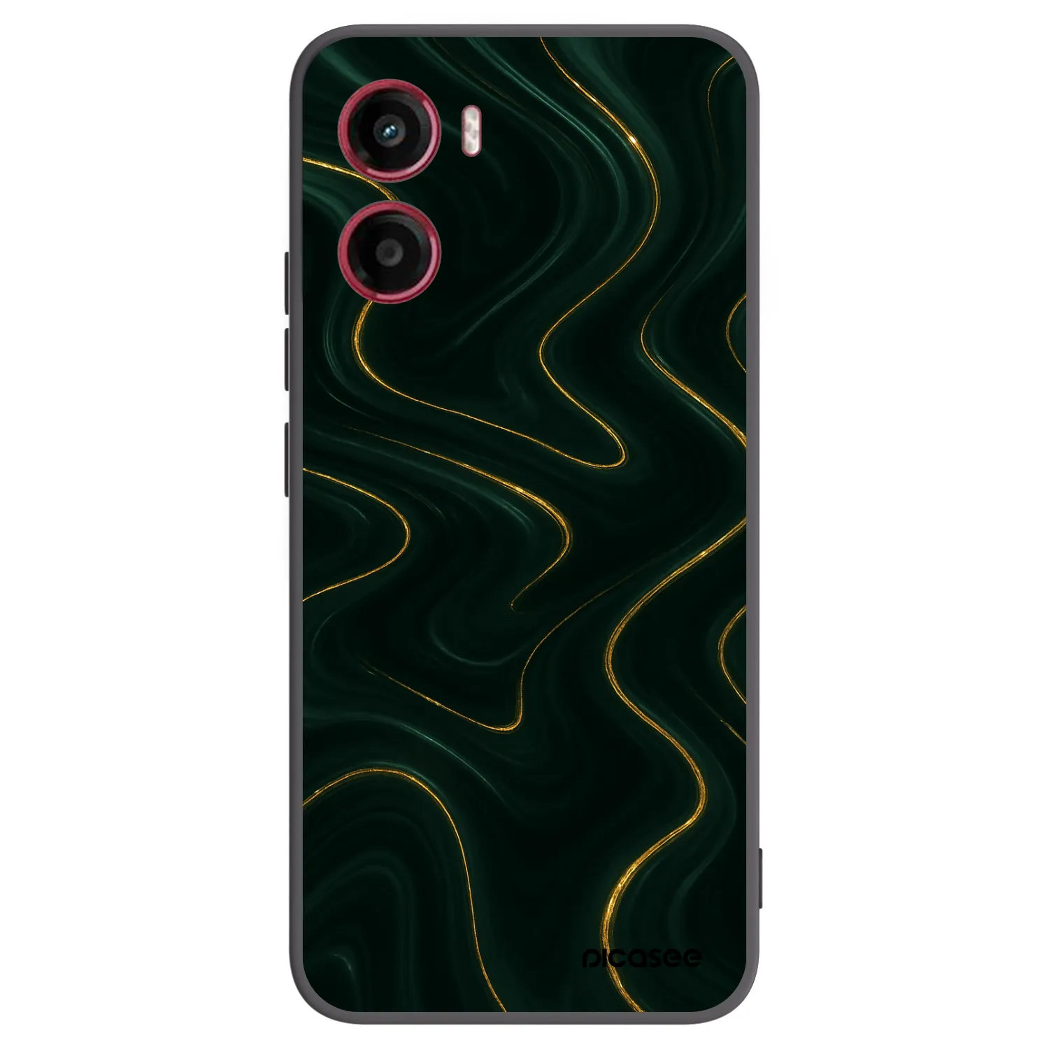 Picasee fekete szilikon tok az alábbi mobiltelefonokra Motorola Moto G05 - Vawes
