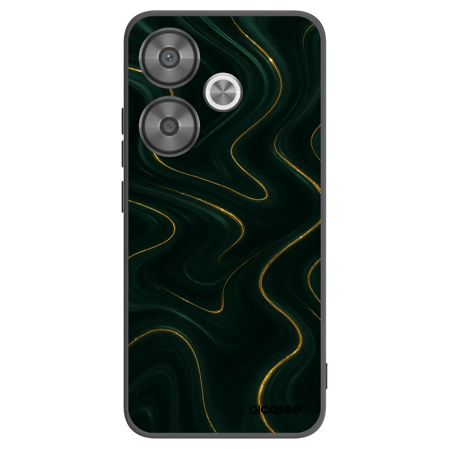 Picasee fekete szilikon tok az alábbi mobiltelefonokra Xiaomi Poco F6 - Vawes