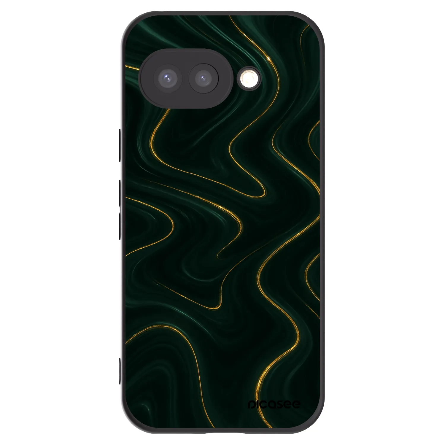 Picasee fekete szilikon tok az alábbi mobiltelefonokra Google Pixel 9a - Vawes