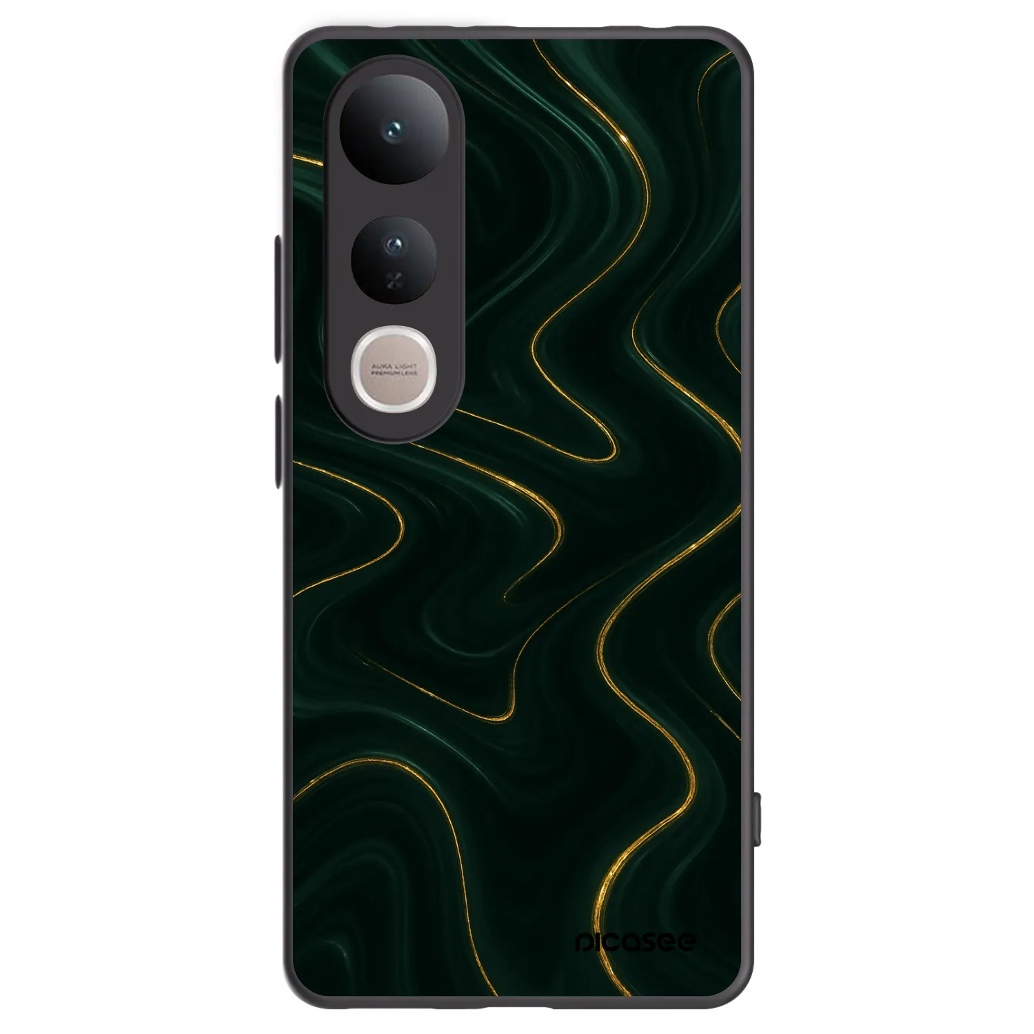 Picasee fekete szilikon tok az alábbi mobiltelefonokra Vivo V50 Lite 5G - Vawes