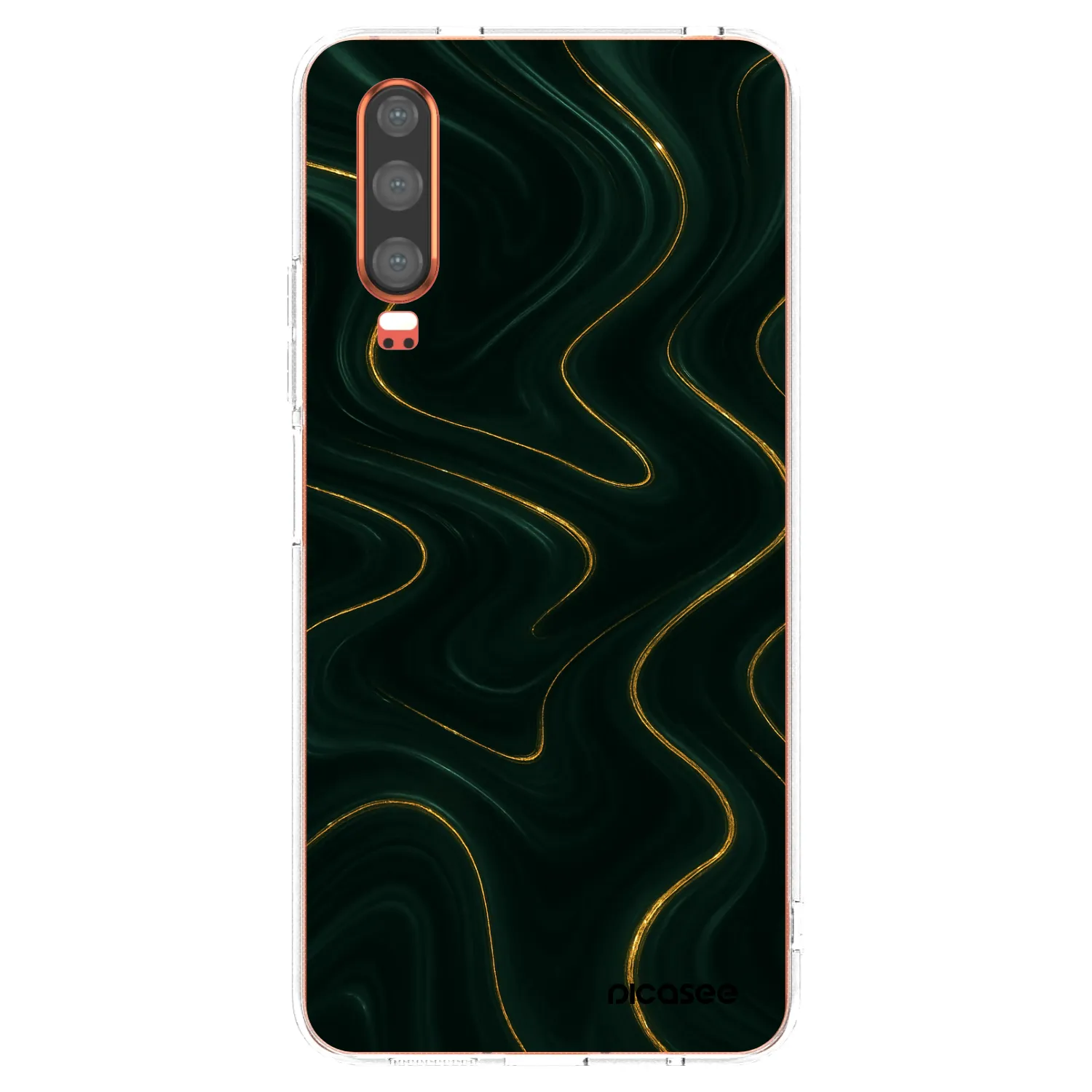 Picasee átlátszó szilikon tok az alábbi mobiltelefonokra Huawei P30 - Vawes