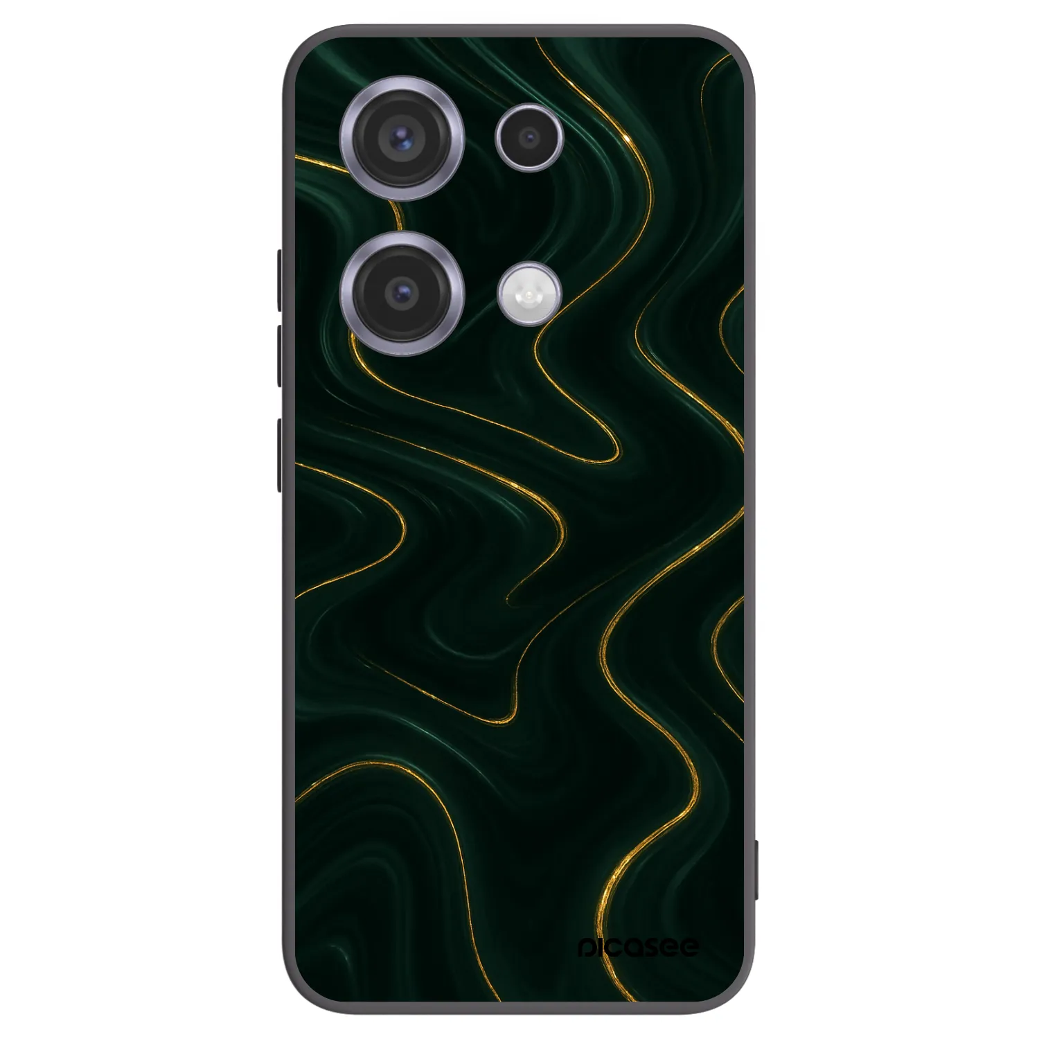 Picasee fekete szilikon tok az alábbi mobiltelefonokra Xiaomi Redmi Note 14S - Vawes