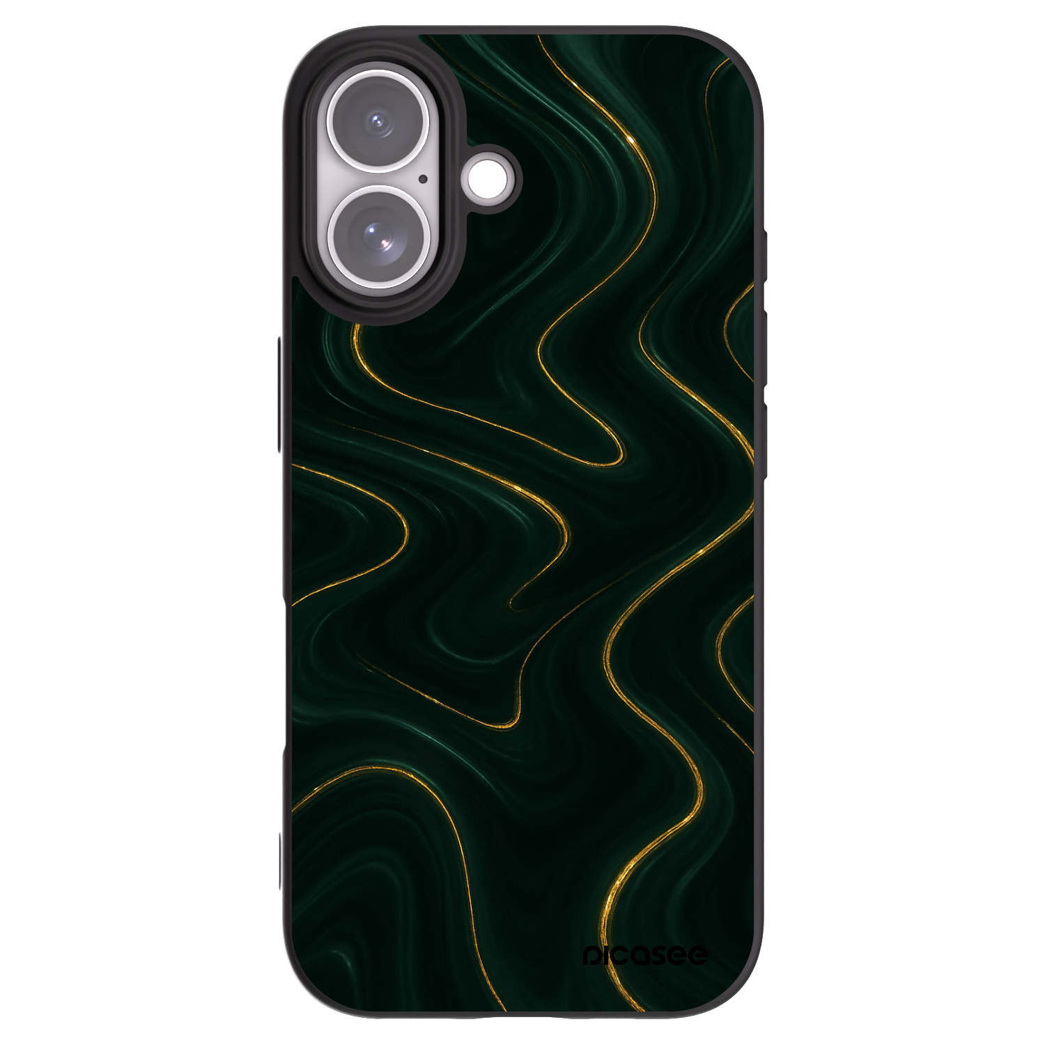 Picasee fekete szilikon tok az alábbi mobiltelefonokra Apple iPhone 17 - Vawes